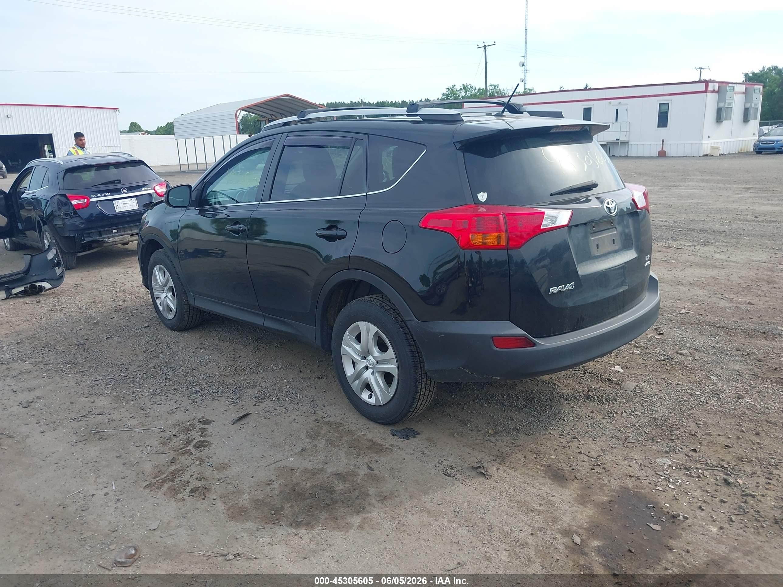 2014 Toyota Rav4 Le Black vin: 2T3BFREV4EW208224
