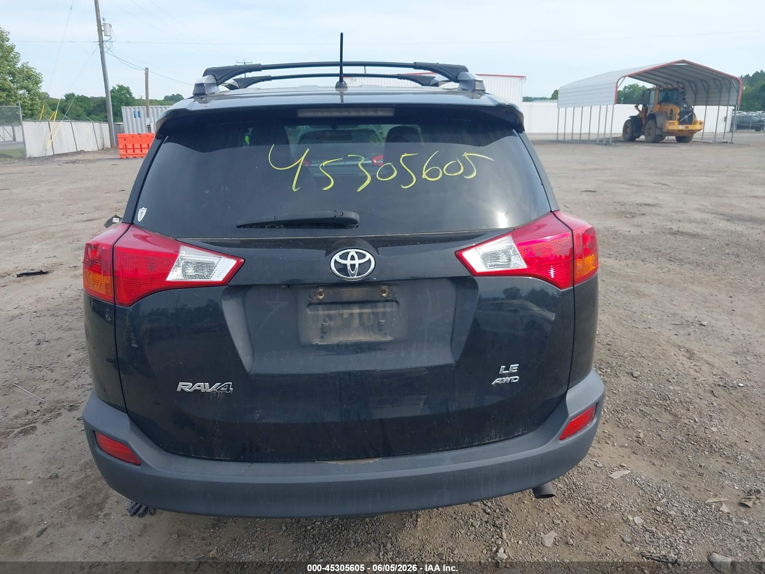 2014 Toyota Rav4 Le Black vin: 2T3BFREV4EW208224