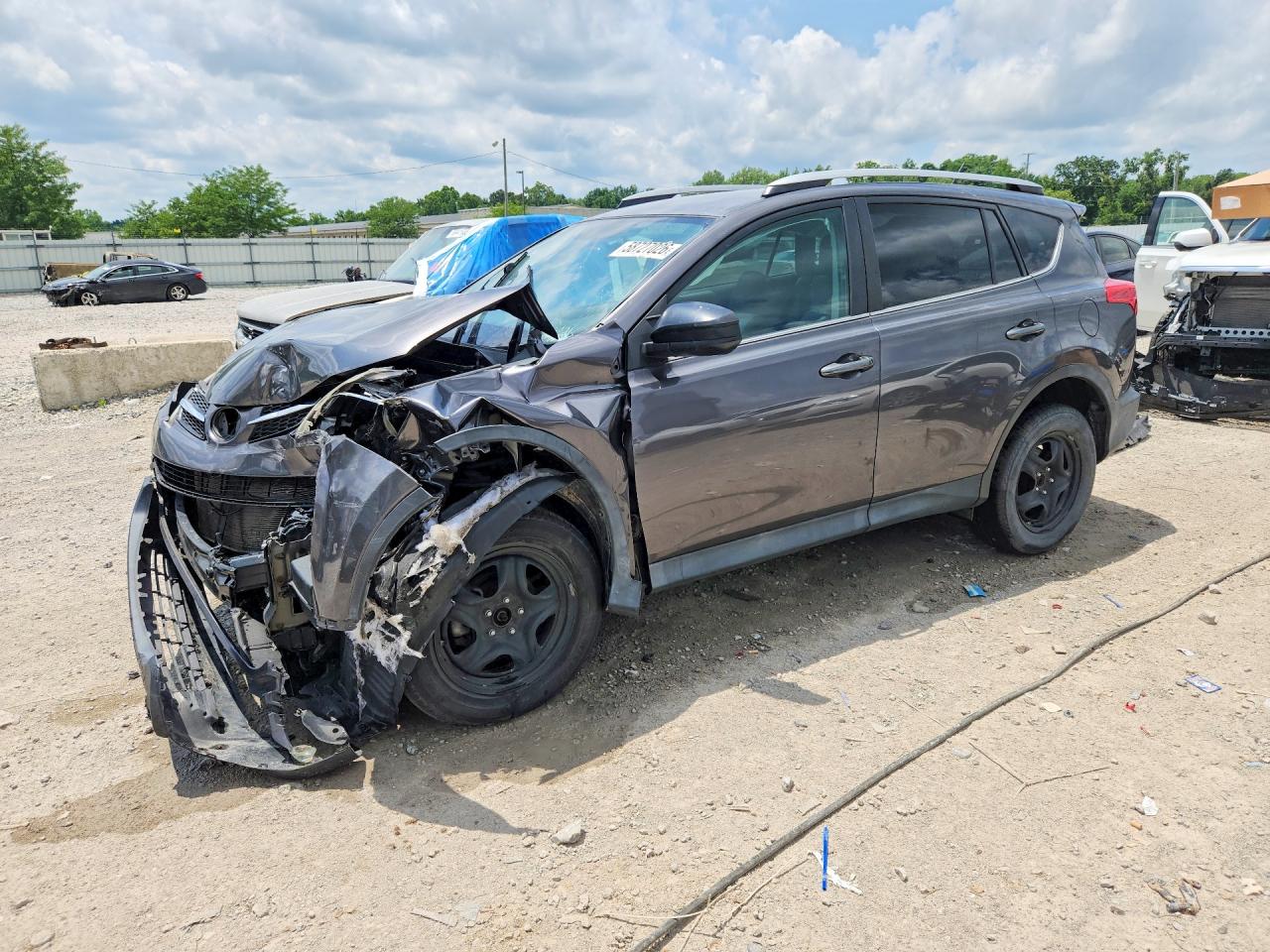 2014 Toyota Rav4 Le Gray vin: 2T3BFREV4EW208868