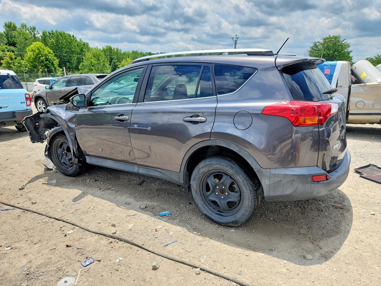 2014 Toyota Rav4 Le Gray vin: 2T3BFREV4EW208868