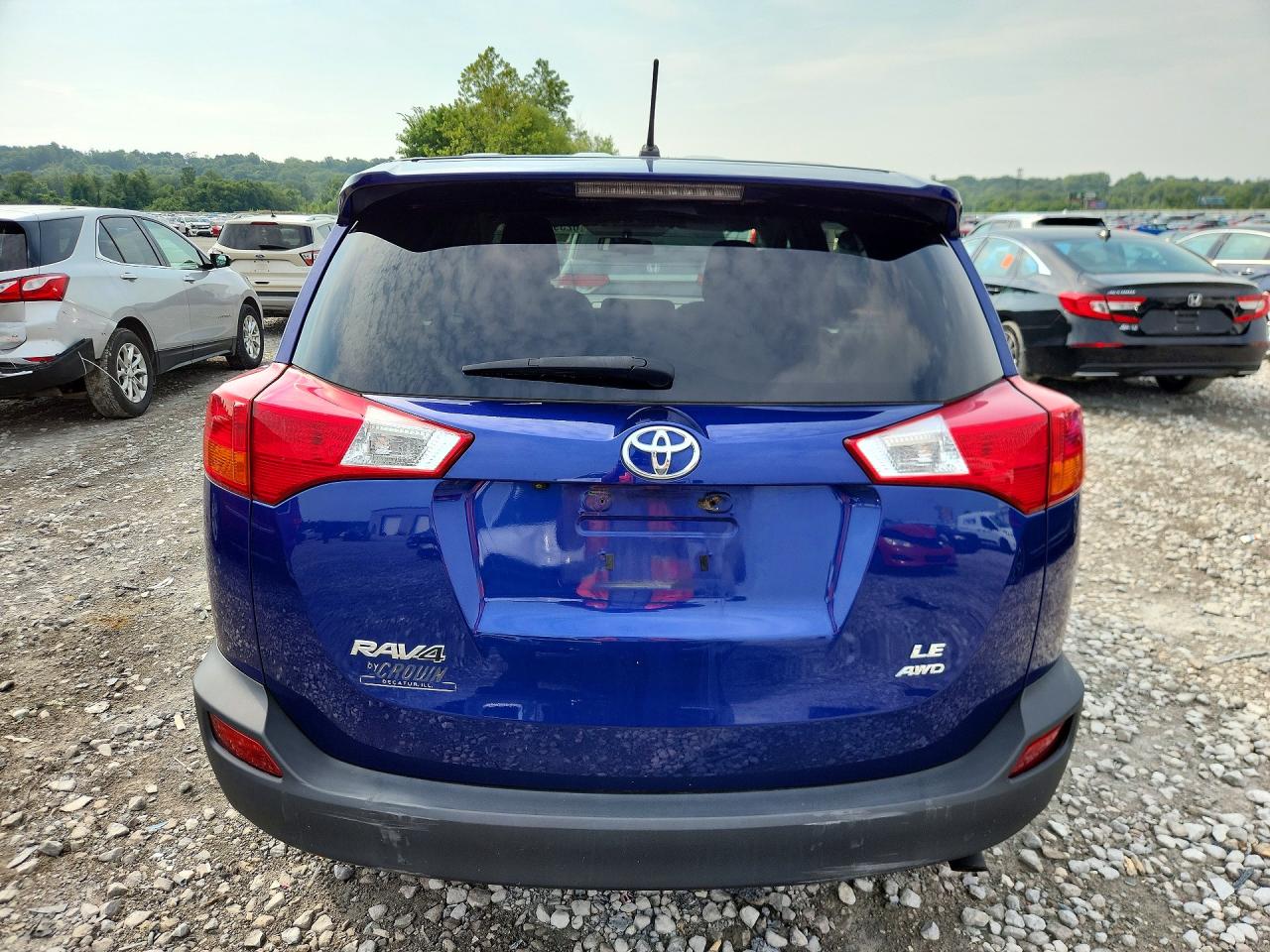 2015 Toyota Rav4 Le Blue vin: 2T3BFREV4FW232749