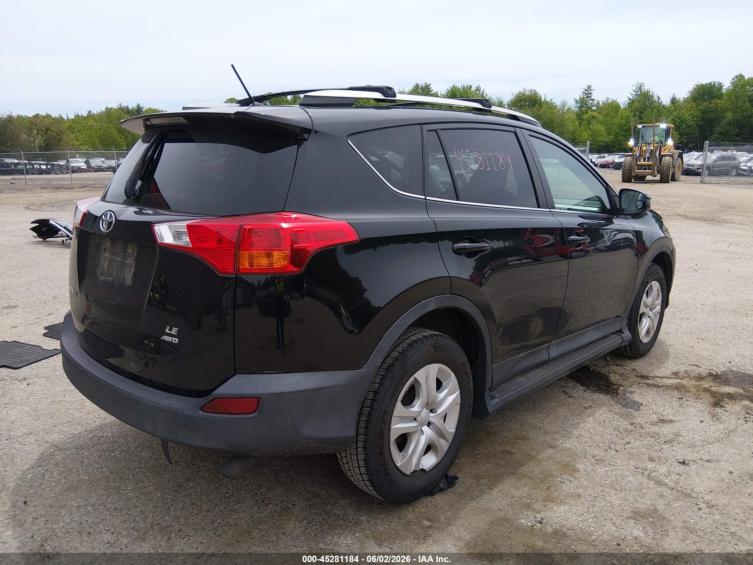 2015 Toyota Rav4 Le Black vin: 2T3BFREV4FW268246