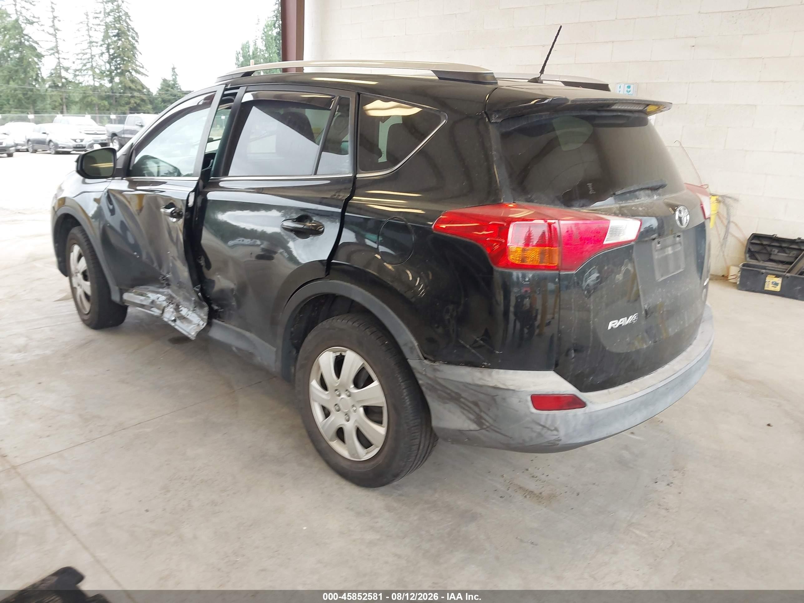 2013 Toyota Rav4 Le Black vin: 2T3BFREV5DW025915