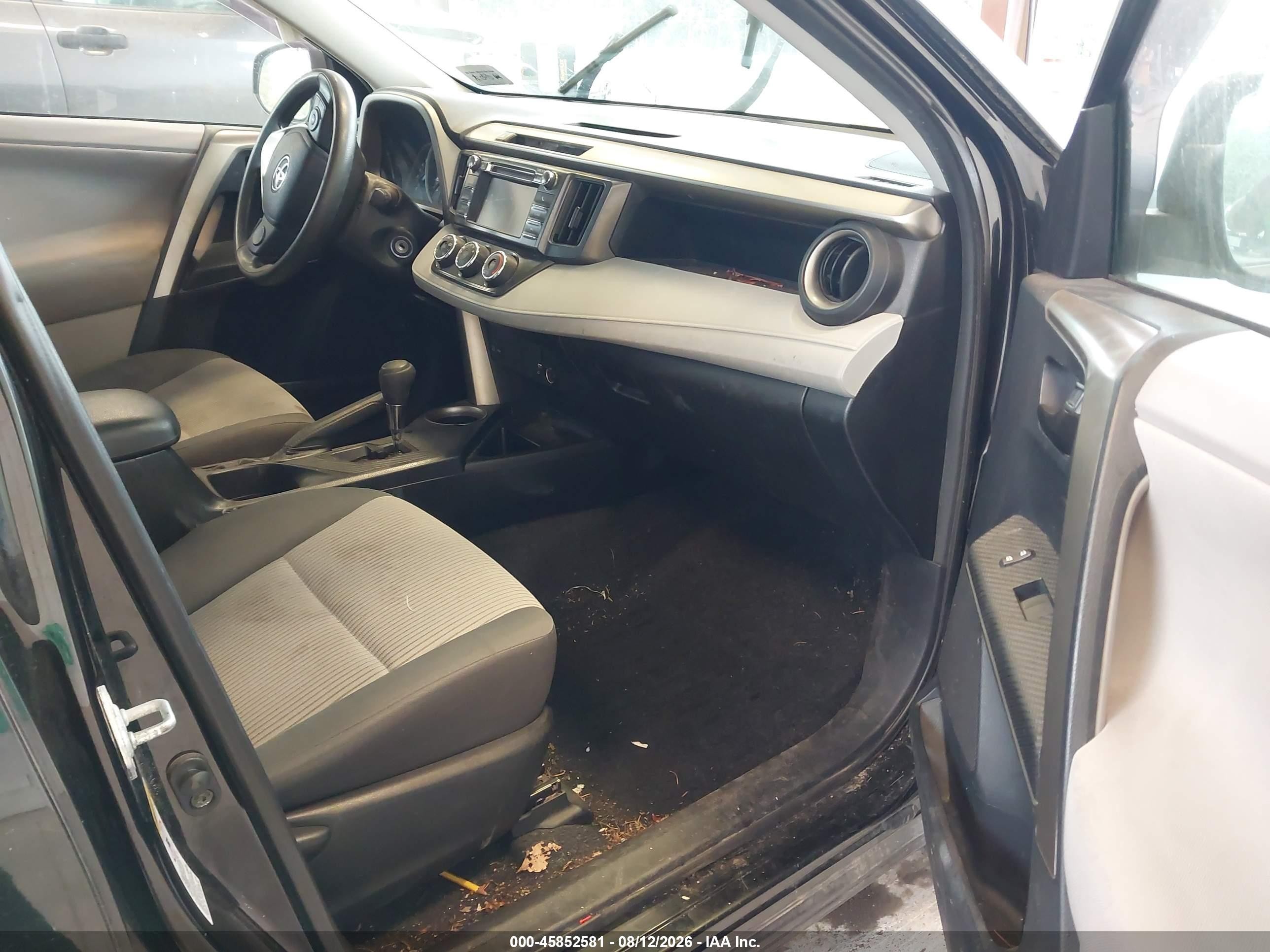 2013 Toyota Rav4 Le Black vin: 2T3BFREV5DW025915