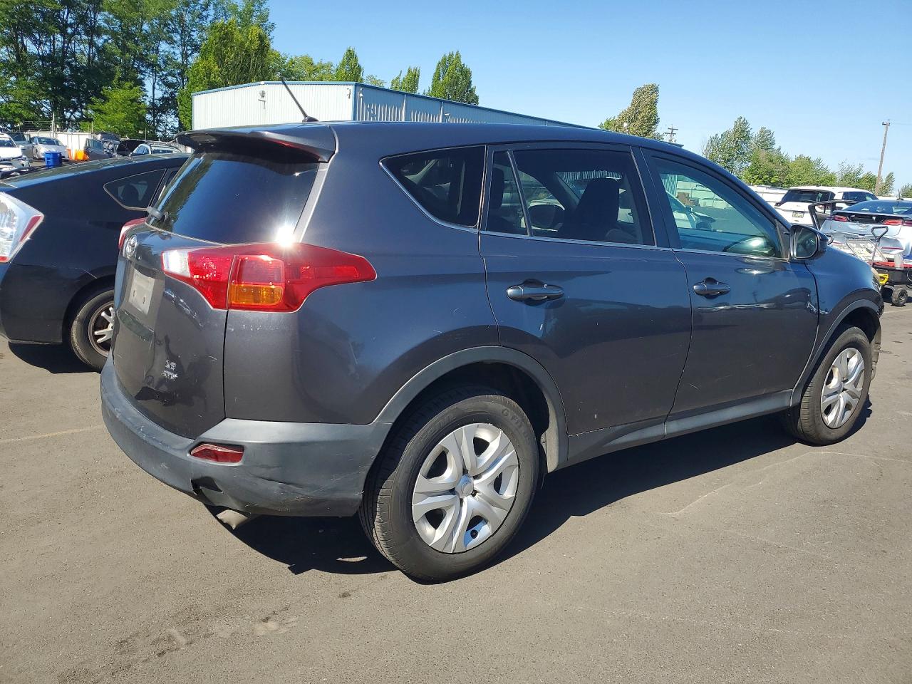 2013 Toyota Rav4 Le Серый vin: 2T3BFREV5DW026448