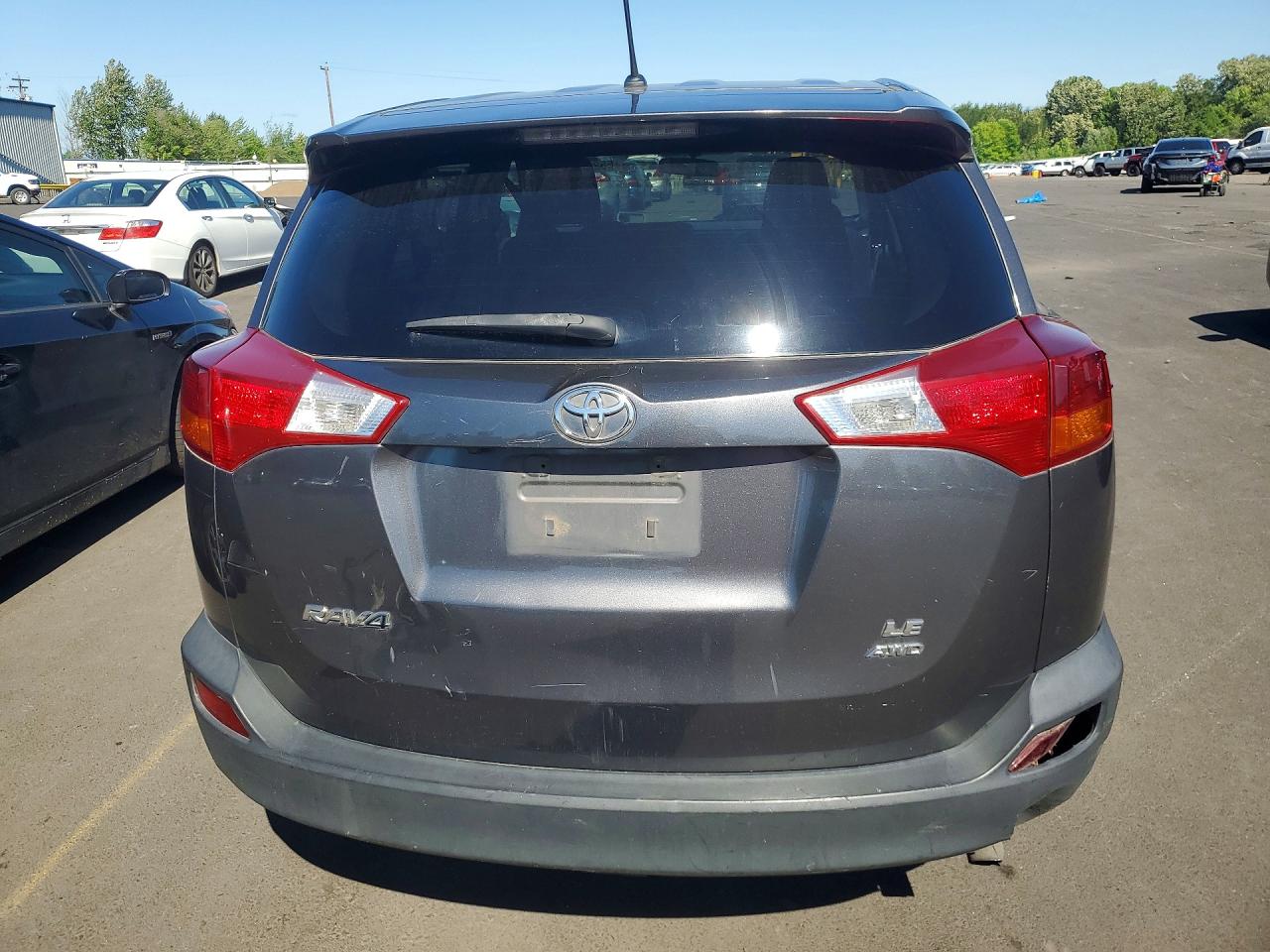 2013 Toyota Rav4 Le Серый vin: 2T3BFREV5DW026448