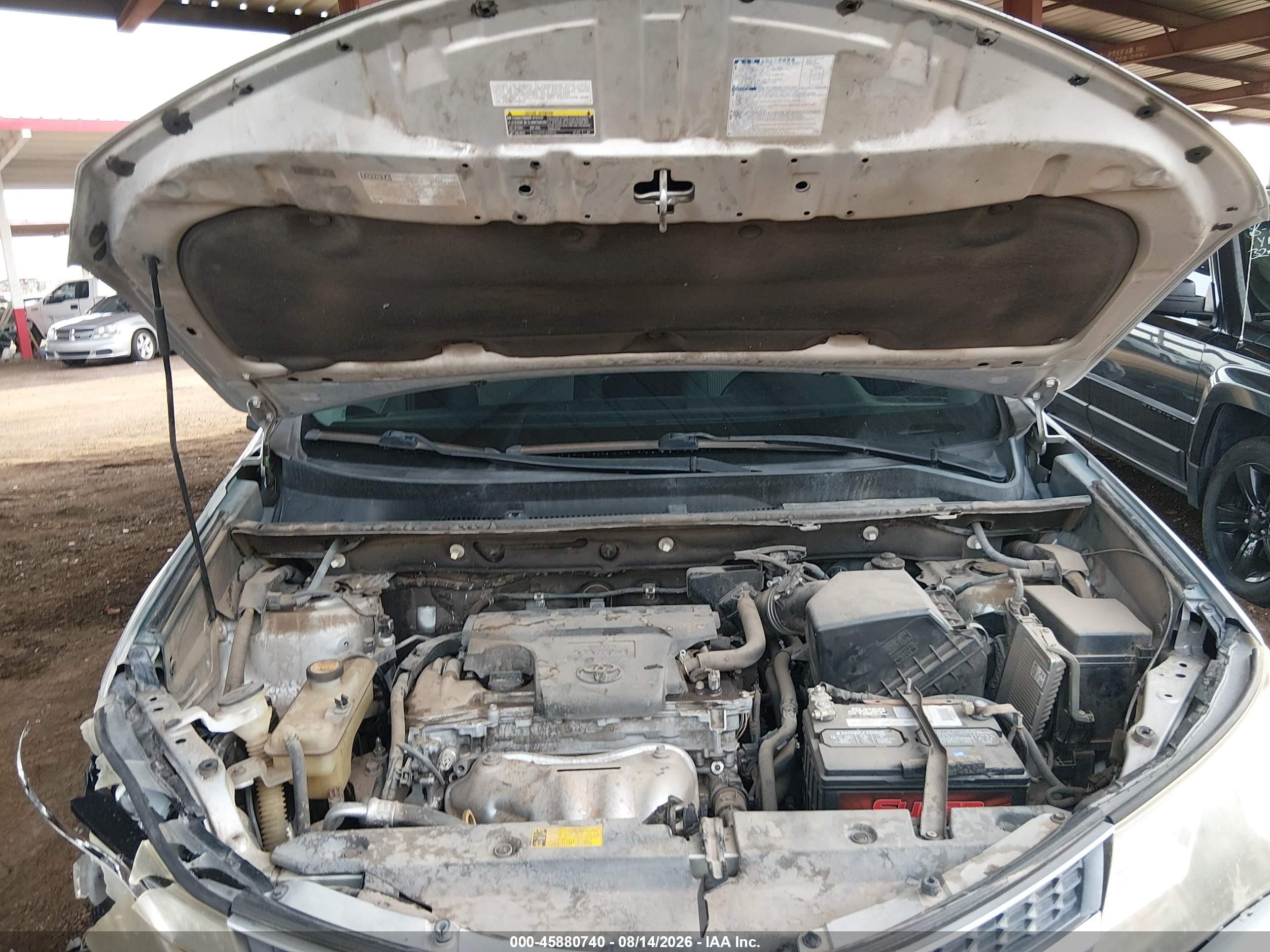 2013 Toyota Rav4 Le Silver vin: 2T3BFREV5DW049079