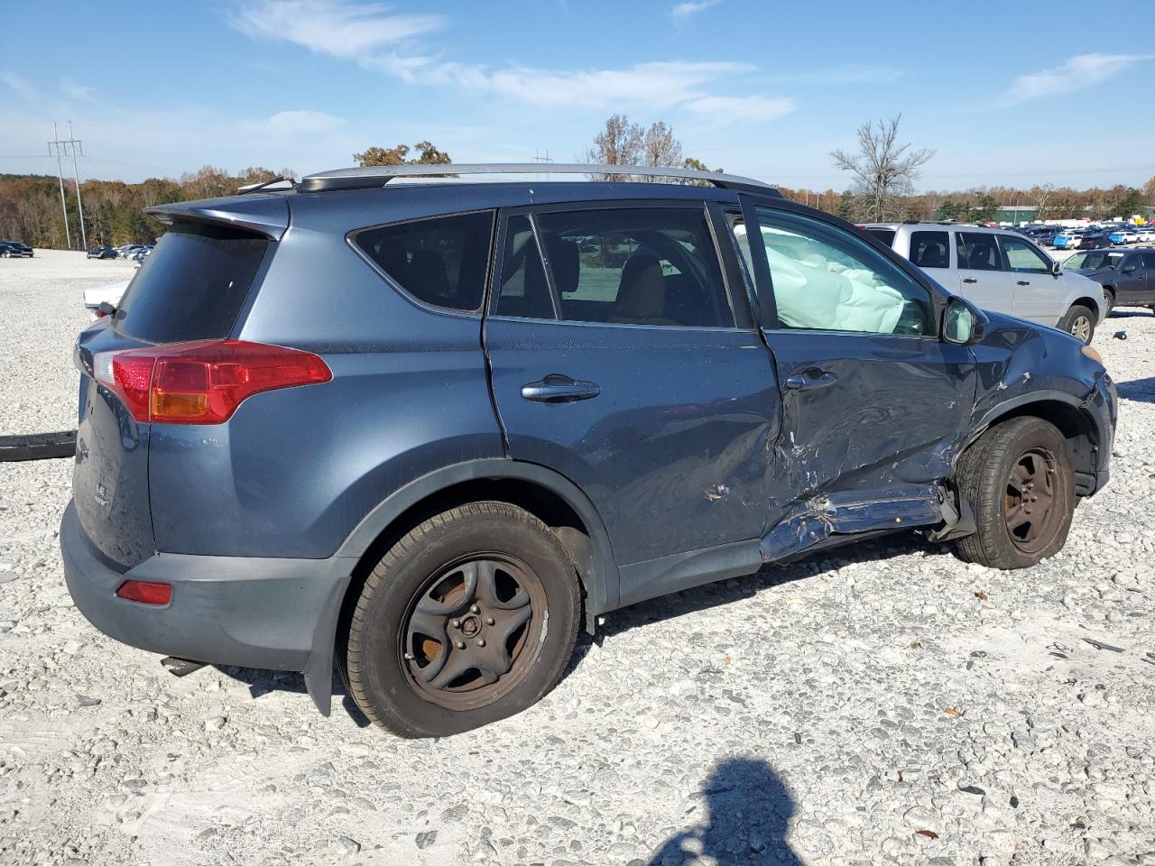 2013 Toyota Rav4 Le Gray vin: 2T3BFREV5DW063290