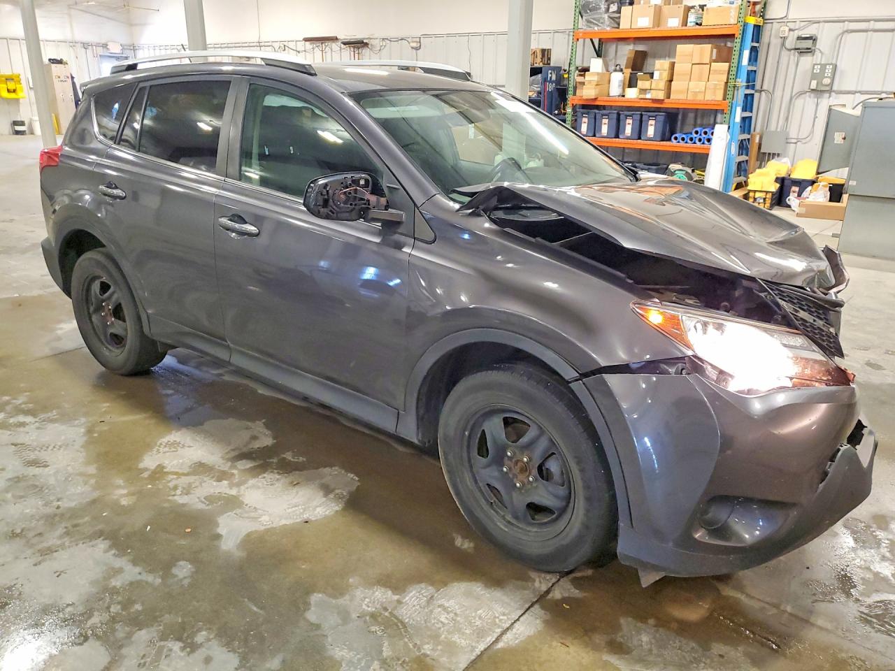 2013 Toyota Rav4 Le Серый vin: 2T3BFREV5DW070773