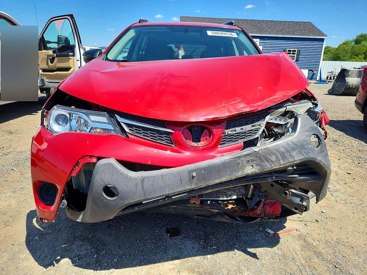 2013 Toyota Rav4 Le Red vin: 2T3BFREV5DW124332