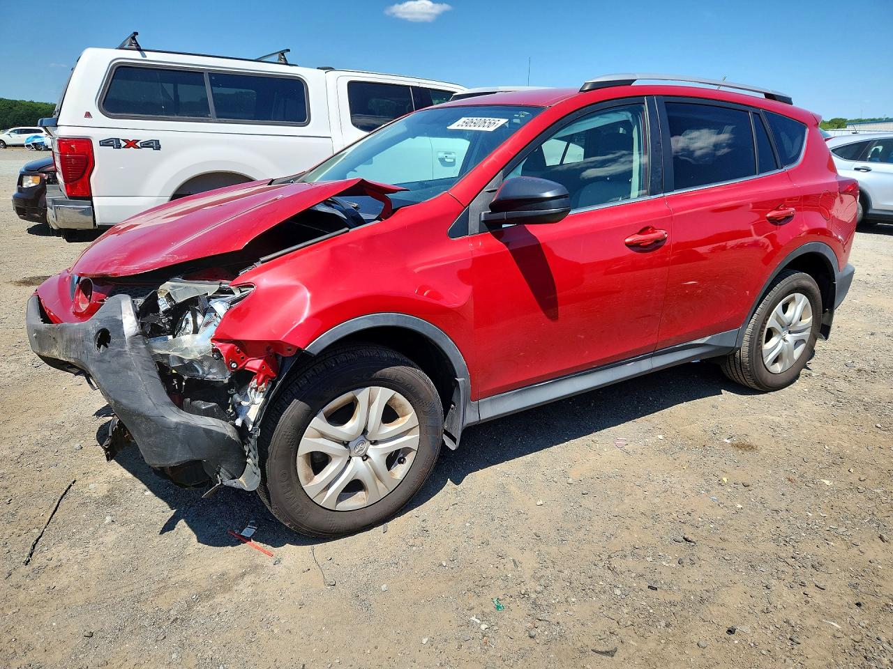 2013 Toyota Rav4 Le Red vin: 2T3BFREV5DW124332