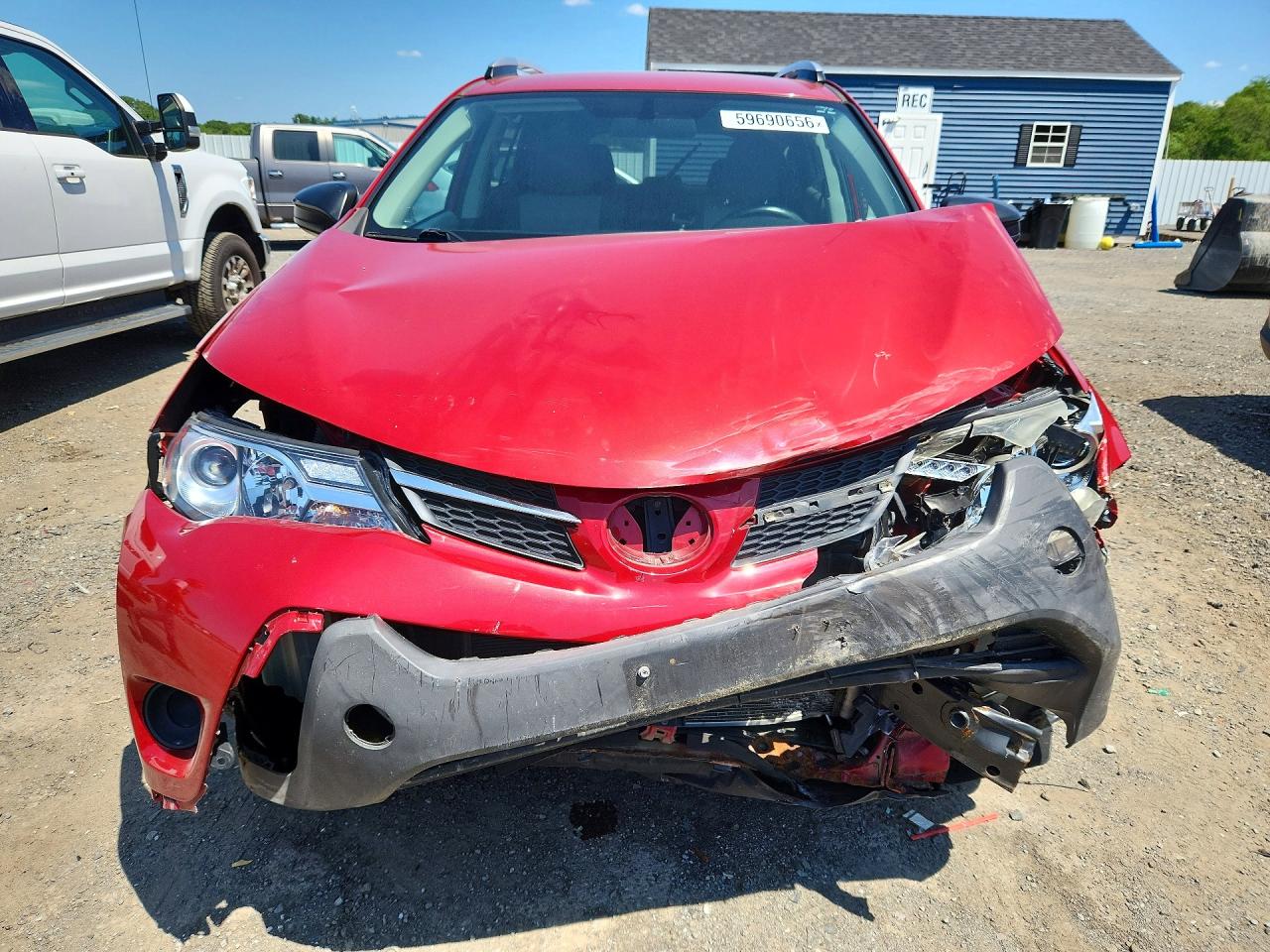 2013 Toyota Rav4 Le Red vin: 2T3BFREV5DW124332