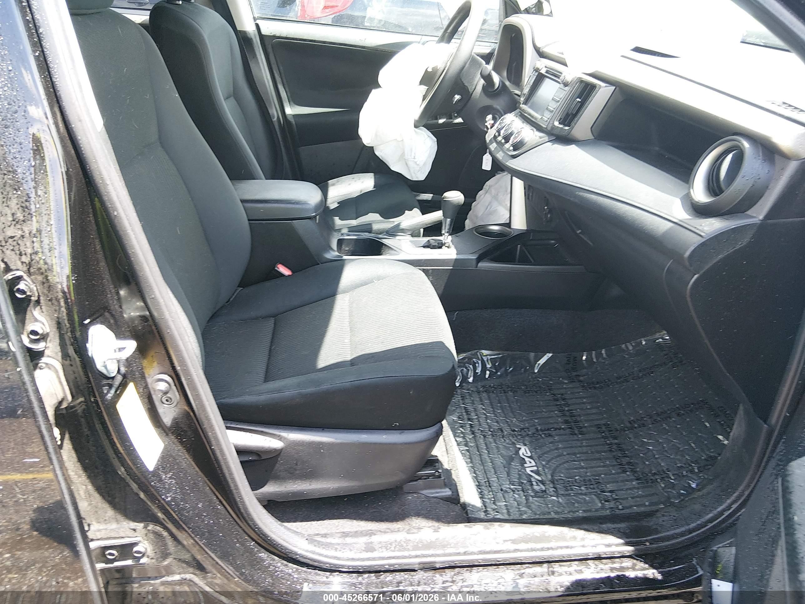 2014 Toyota Rav4 Le Черный vin: 2T3BFREV5EW222245