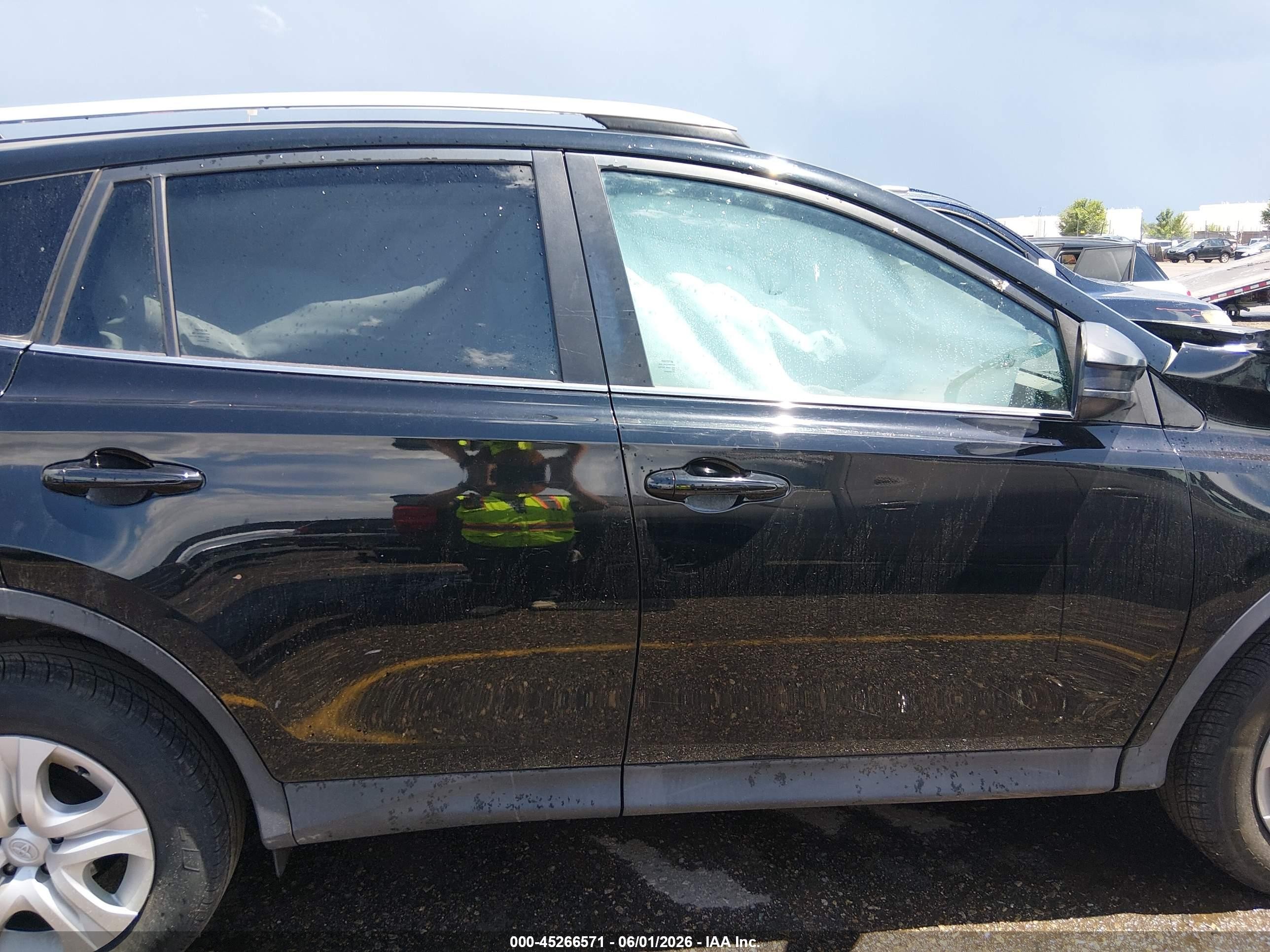 2014 Toyota Rav4 Le Черный vin: 2T3BFREV5EW222245