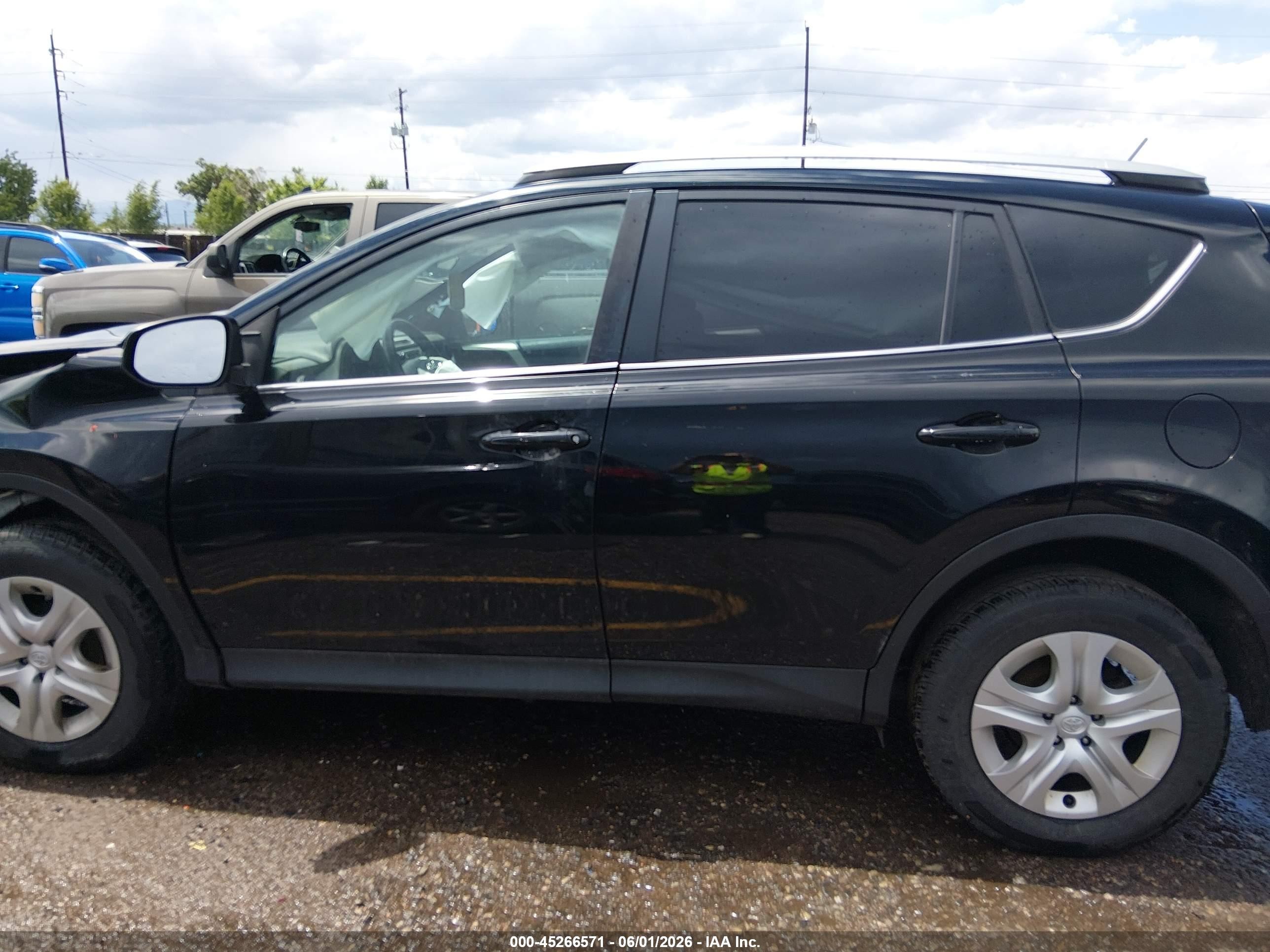 2014 Toyota Rav4 Le Черный vin: 2T3BFREV5EW222245