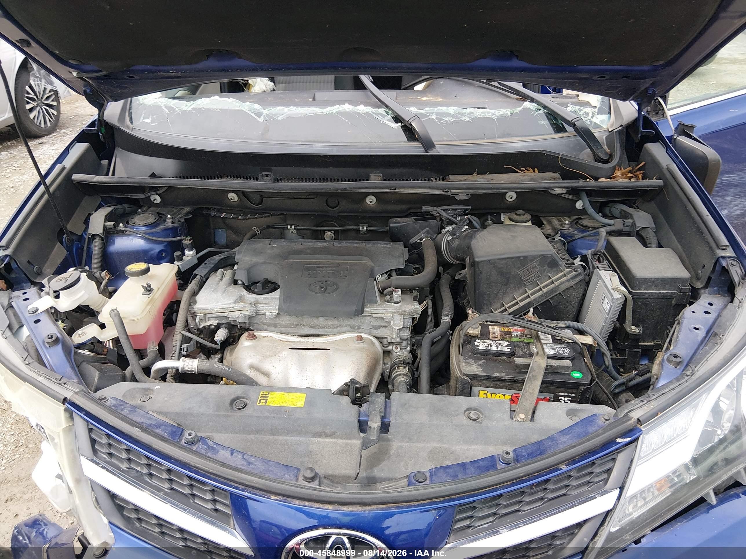 2015 Toyota Rav4 Le Blue vin: 2T3BFREV5FW344783