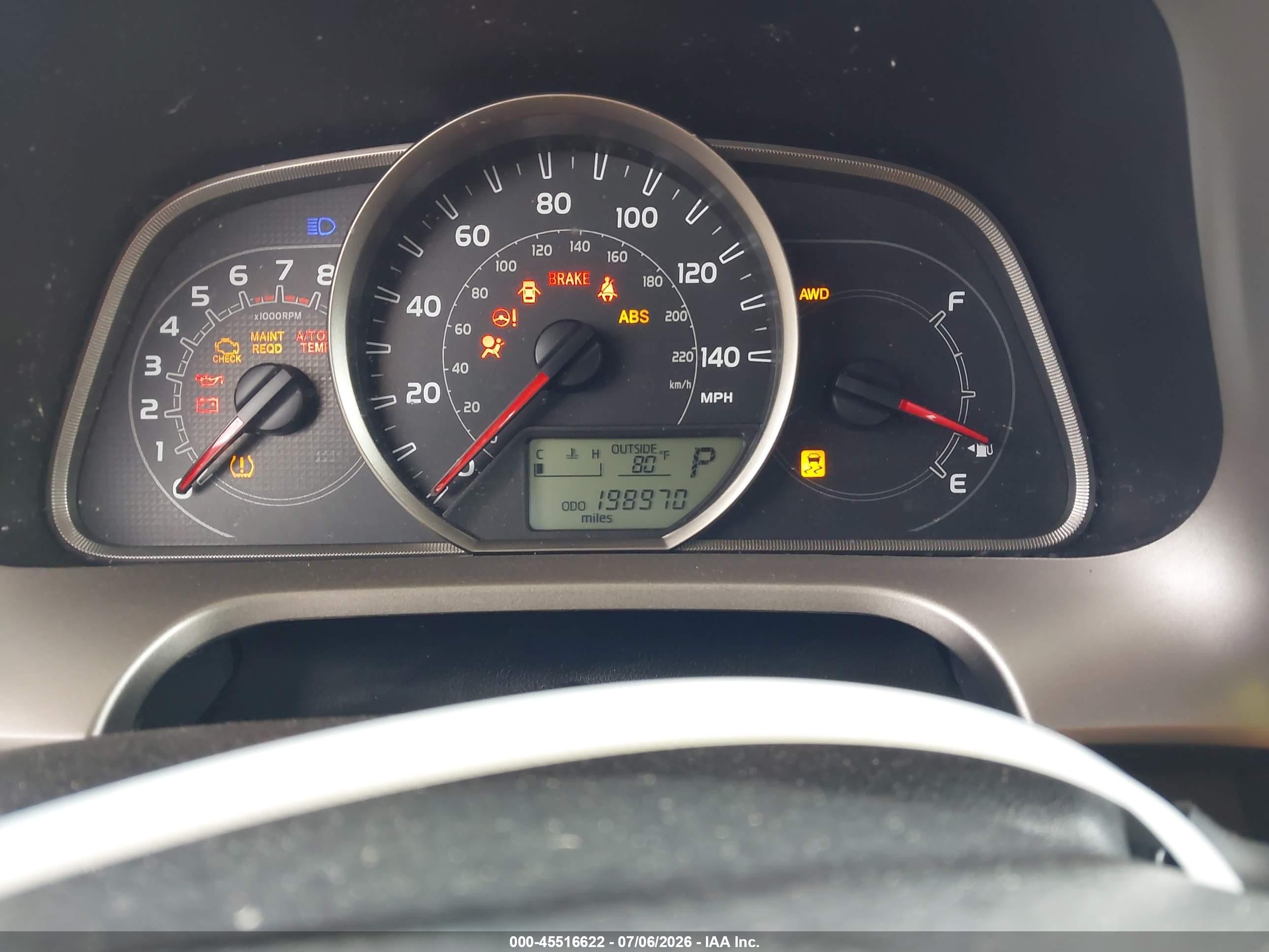 2015 Toyota Rav4 Le Red vin: 2T3BFREV5FW393448