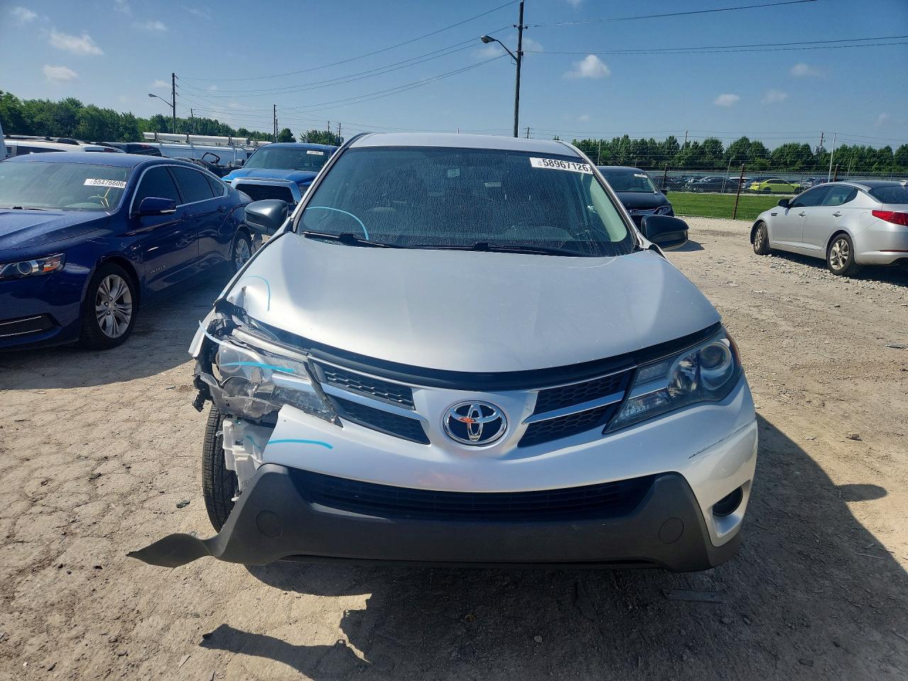 2015 Toyota Rav4 Le Gray vin: 2T3BFREV5FW396964