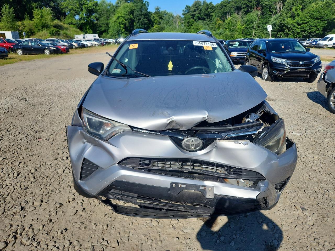 2017 Toyota Rav4 Le Silver vin: 2T3BFREV5HW602755