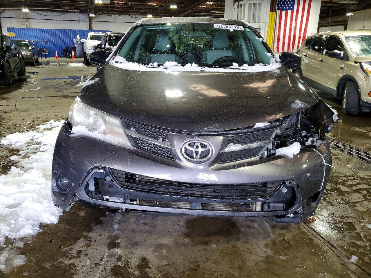 2013 Toyota Rav4 Le Gray vin: 2T3BFREV6DW053075