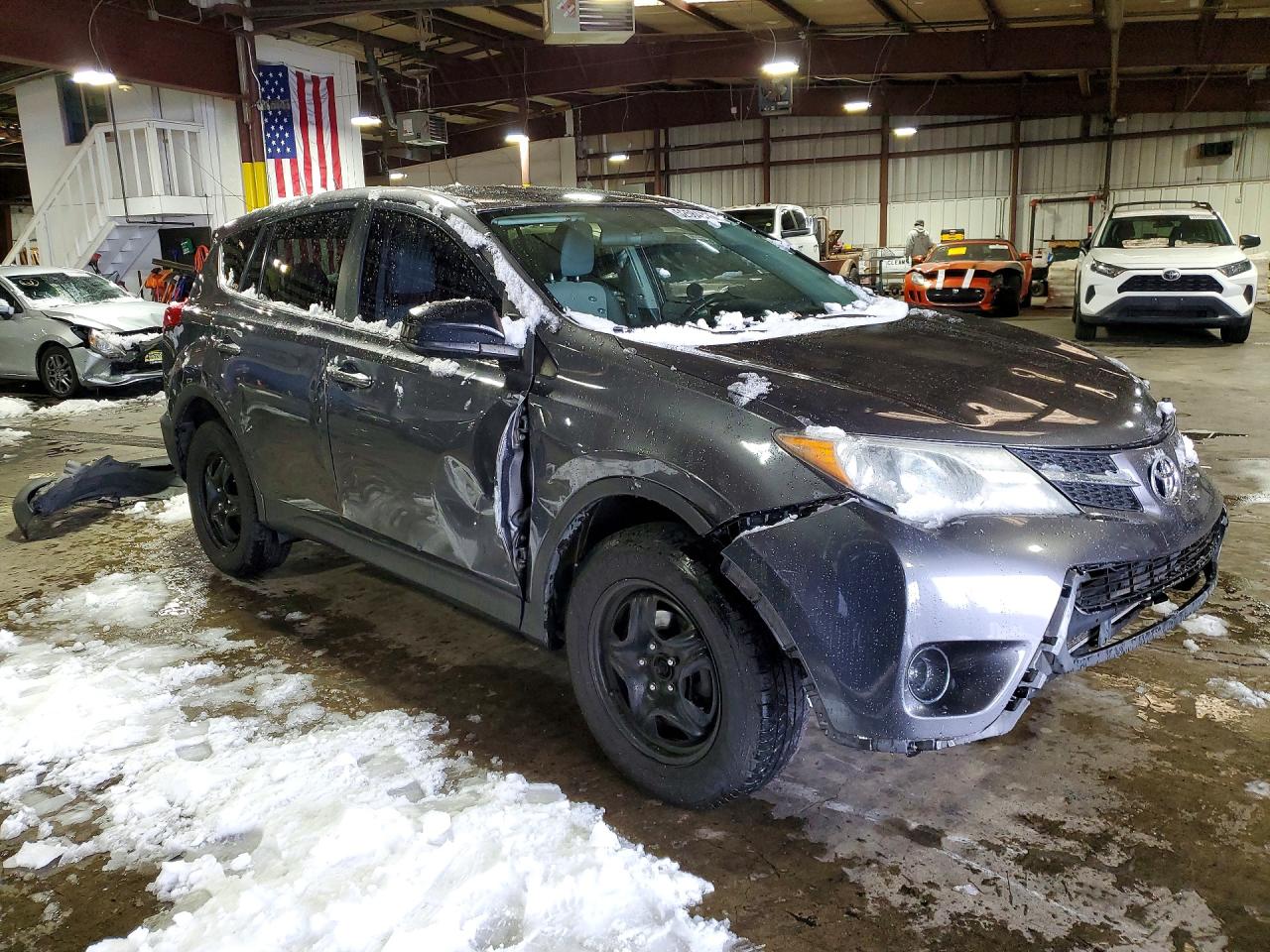 2013 Toyota Rav4 Le Gray vin: 2T3BFREV6DW053075
