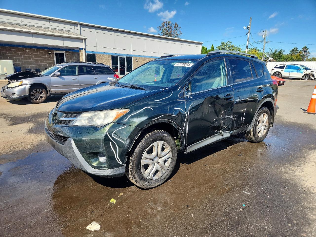 2013 Toyota Rav4 Le Green vin: 2T3BFREV6DW104056