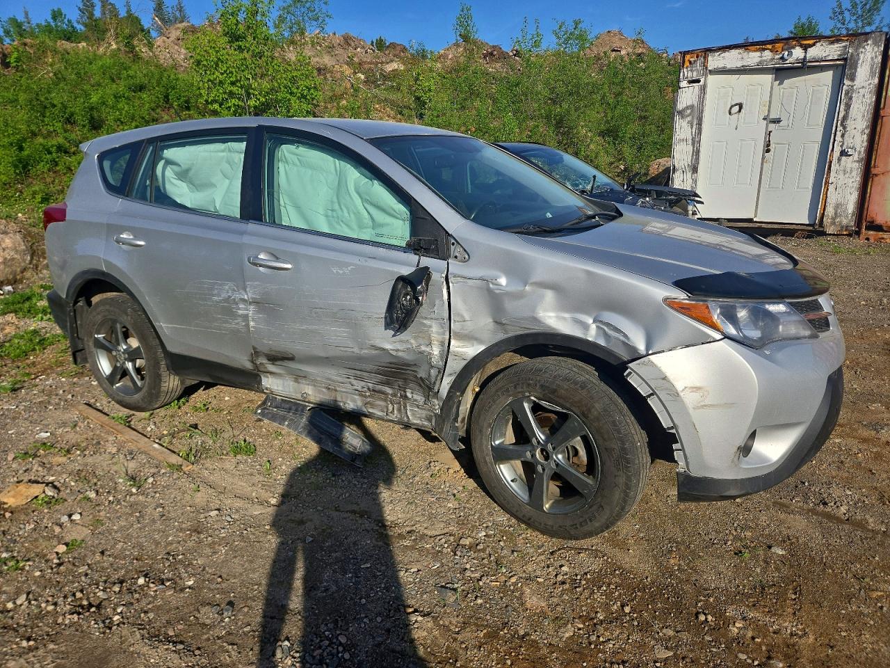 2015 Toyota Rav4 Le Gray vin: 2T3BFREV6FW269320