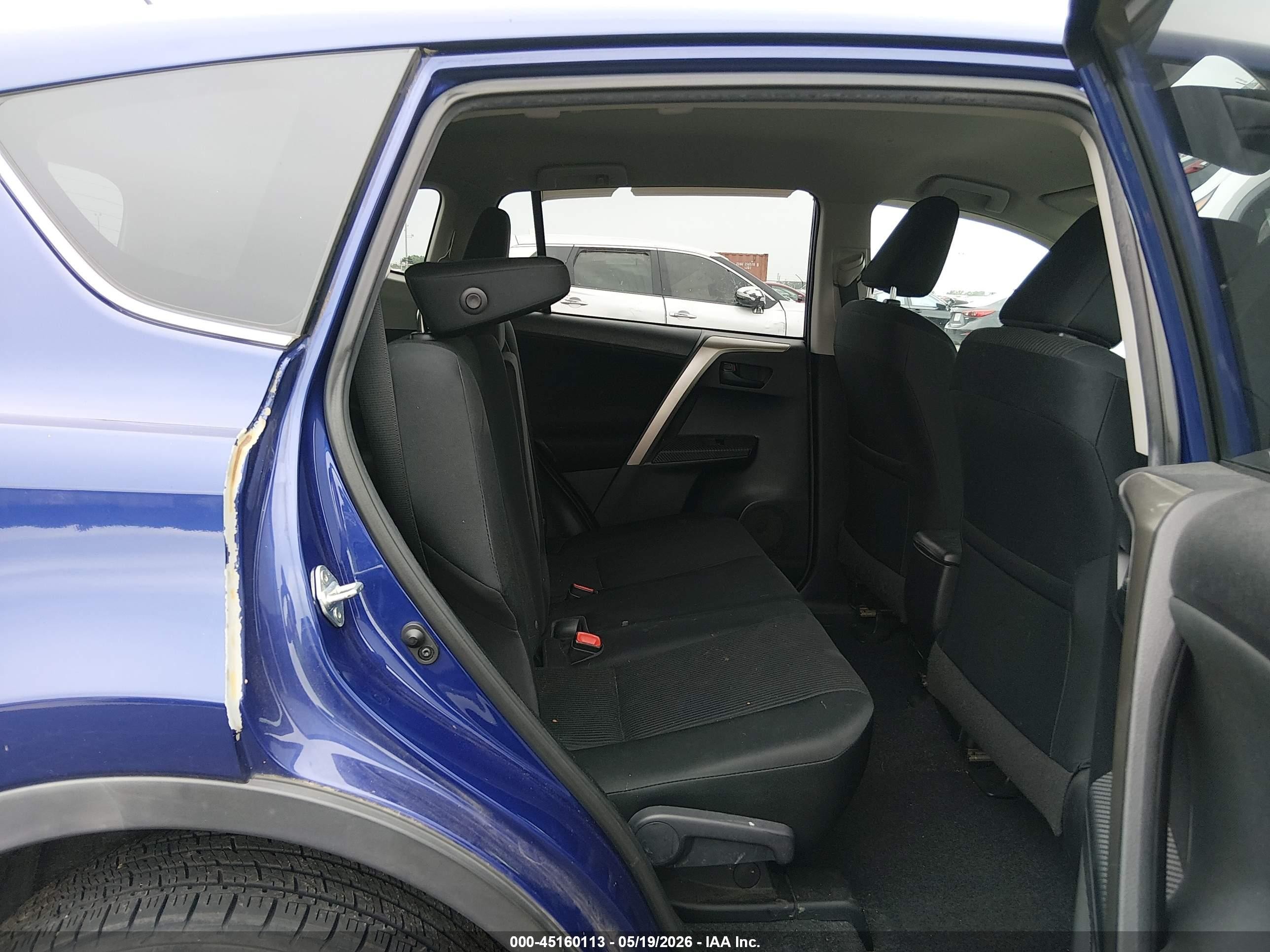 2015 Toyota Rav4 Le Синий vin: 2T3BFREV6FW372530