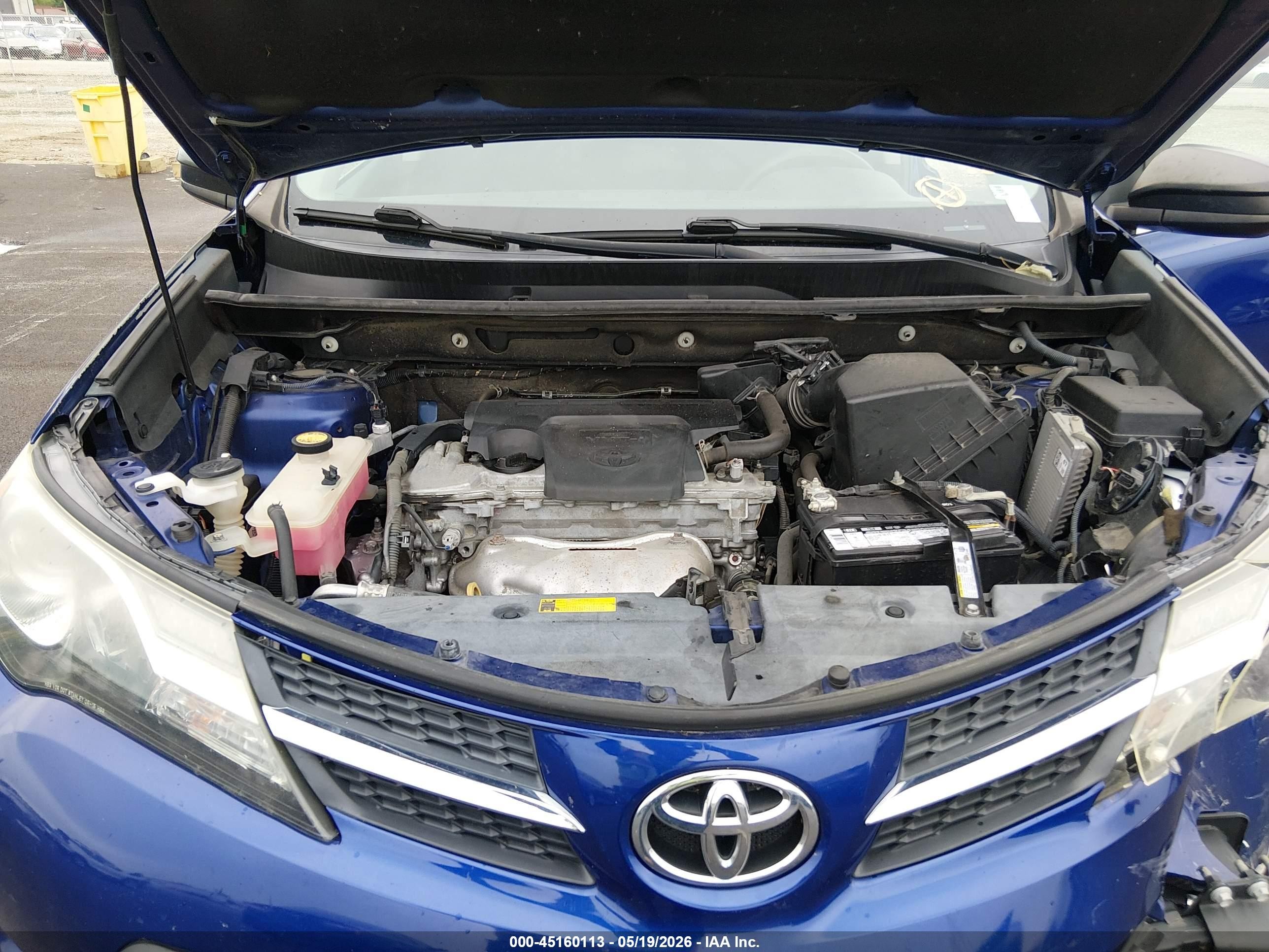 2015 Toyota Rav4 Le Синий vin: 2T3BFREV6FW372530