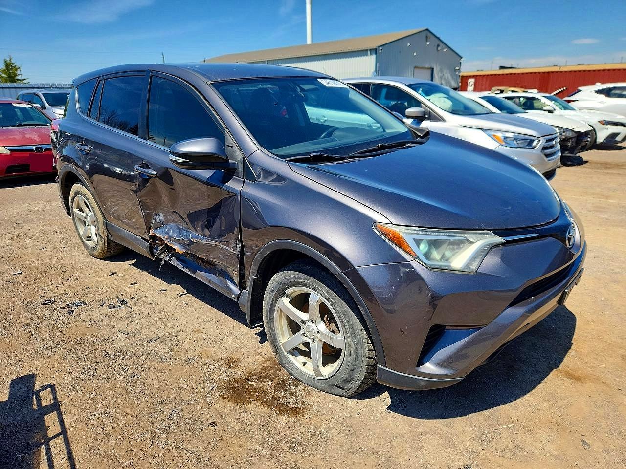 2016 Toyota Rav4 Le Gray vin: 2T3BFREV6GW506566