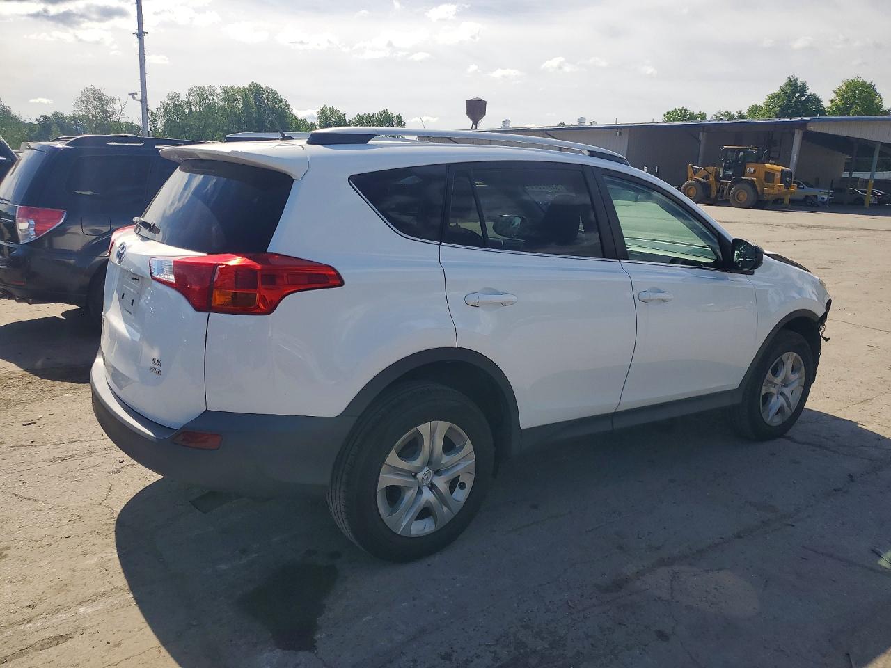 2013 Toyota Rav4 Le White vin: 2T3BFREV7DW022532