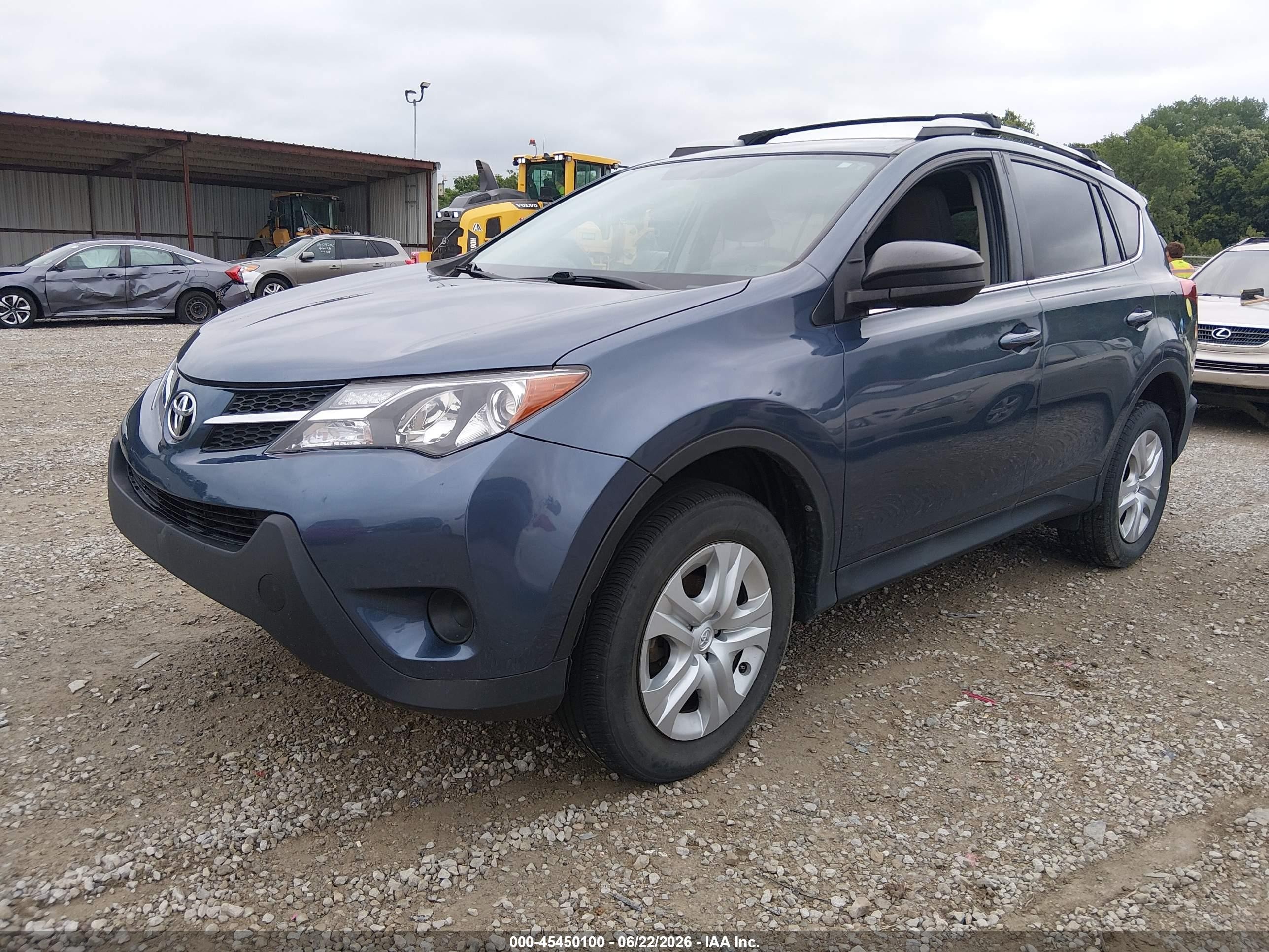 2013 Toyota Rav4 Le Blue vin: 2T3BFREV7DW039427