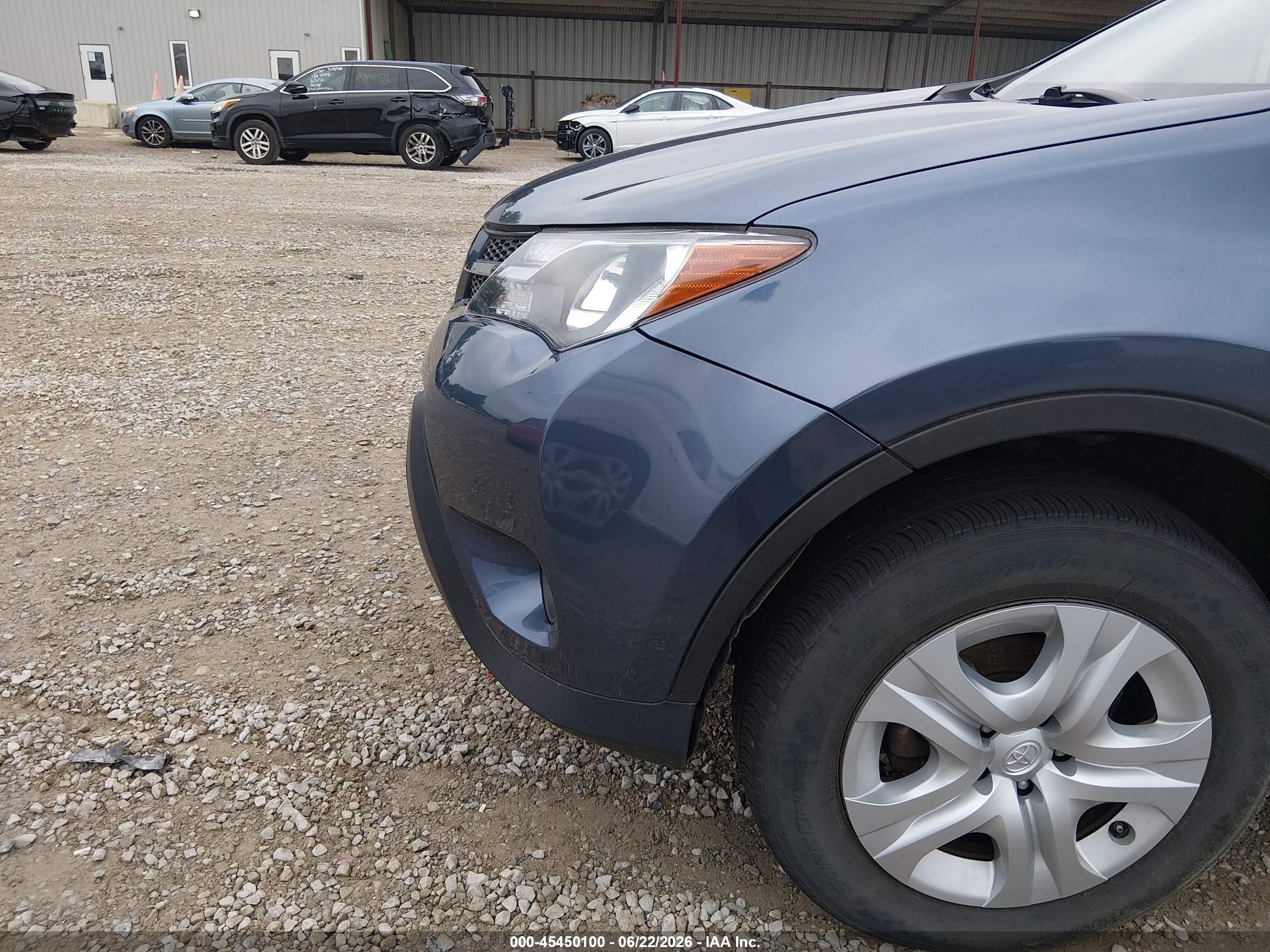 2013 Toyota Rav4 Le Blue vin: 2T3BFREV7DW039427