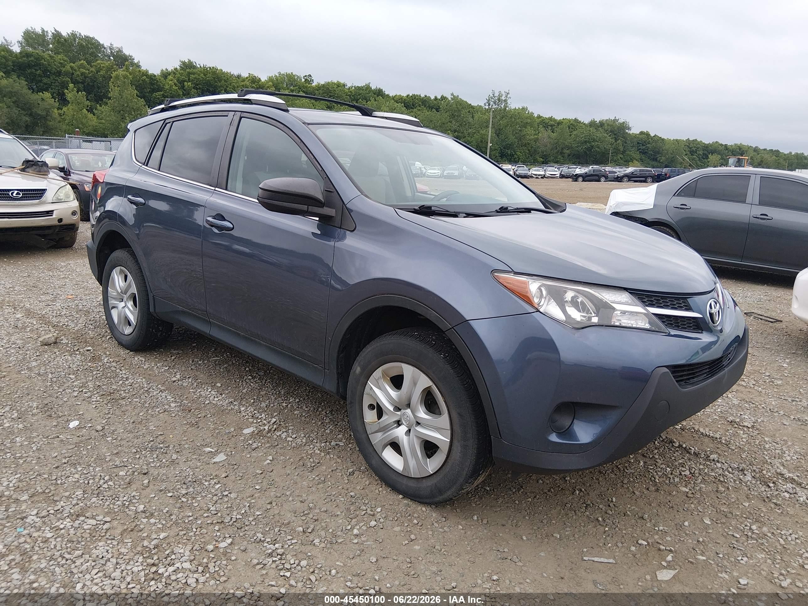2013 Toyota Rav4 Le Blue vin: 2T3BFREV7DW039427