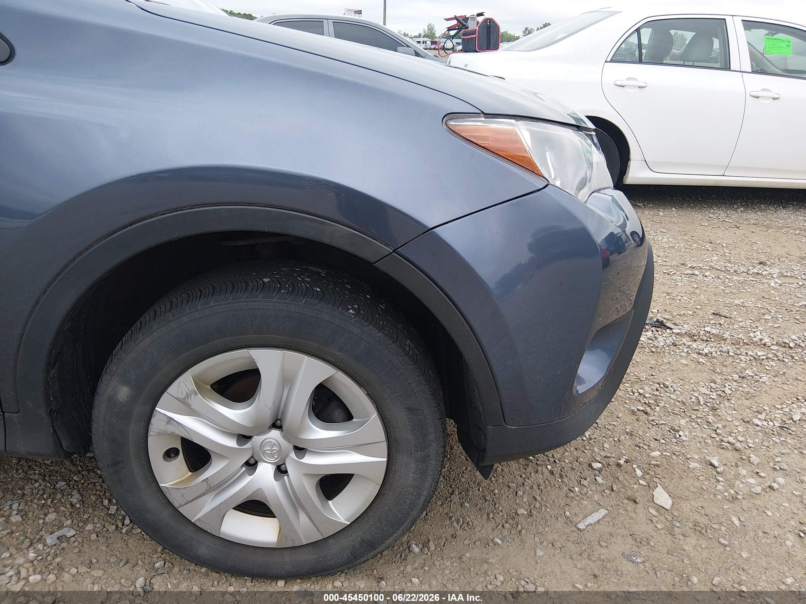 2013 Toyota Rav4 Le Blue vin: 2T3BFREV7DW039427