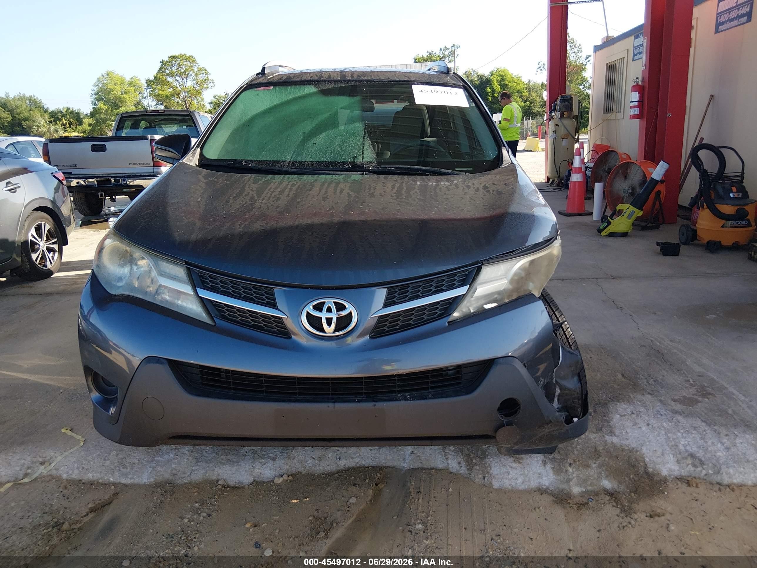 2013 Toyota Rav4 Le Blue vin: 2T3BFREV7DW056499