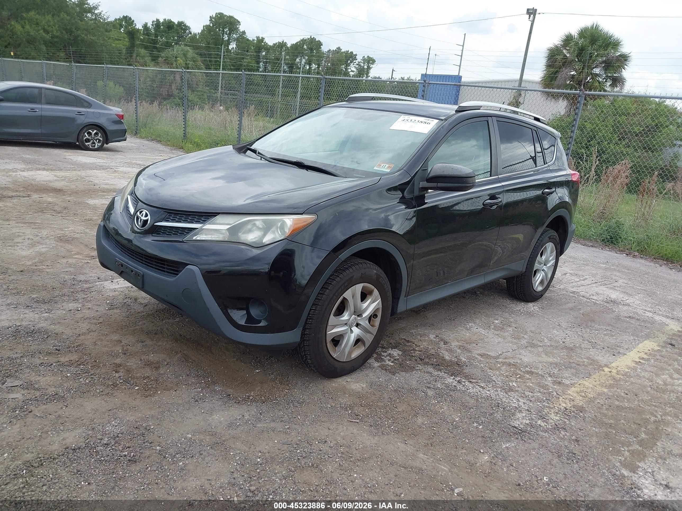 2013 Toyota Rav4 Le Black vin: 2T3BFREV7DW059595