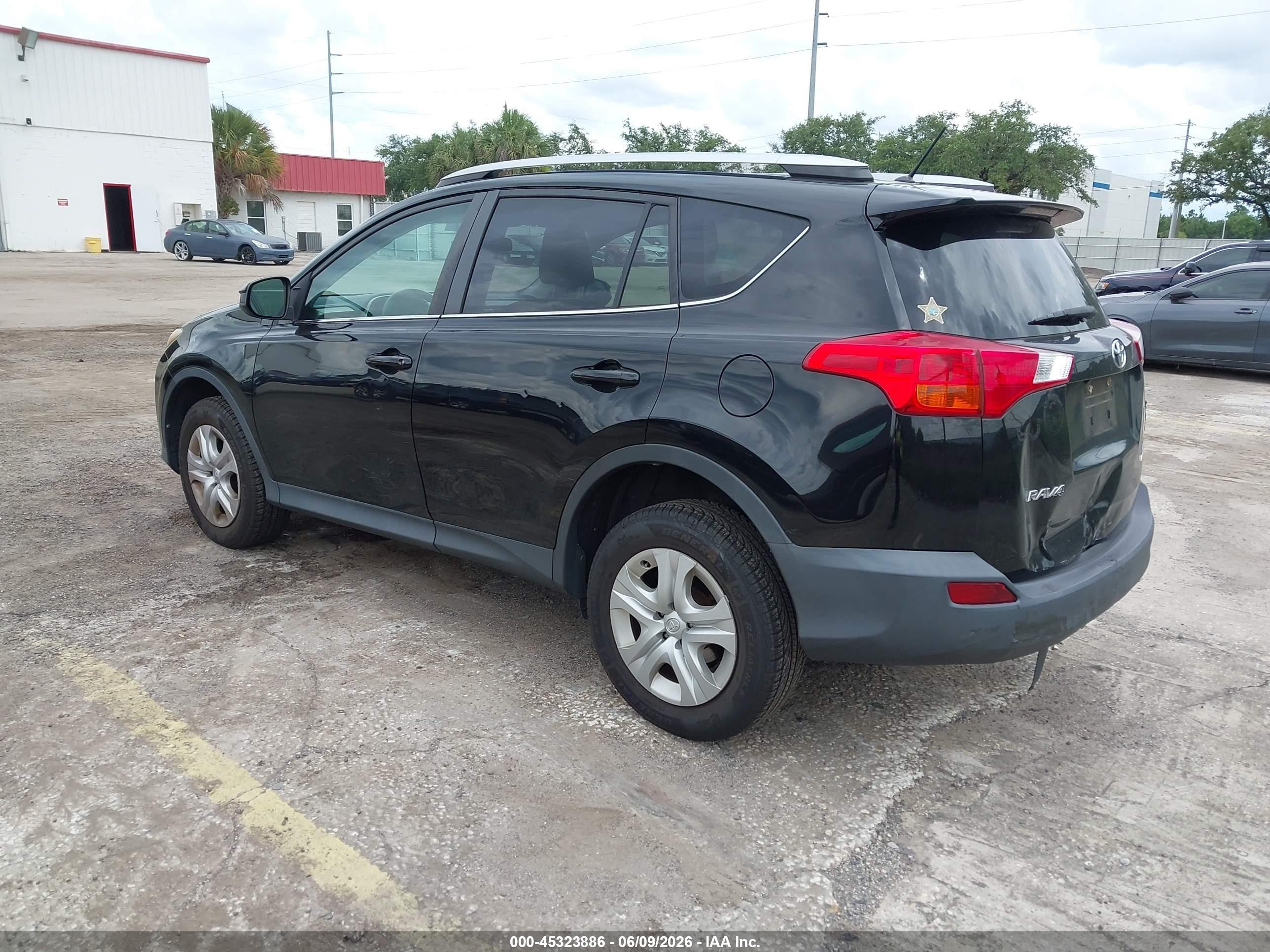 2013 Toyota Rav4 Le Black vin: 2T3BFREV7DW059595