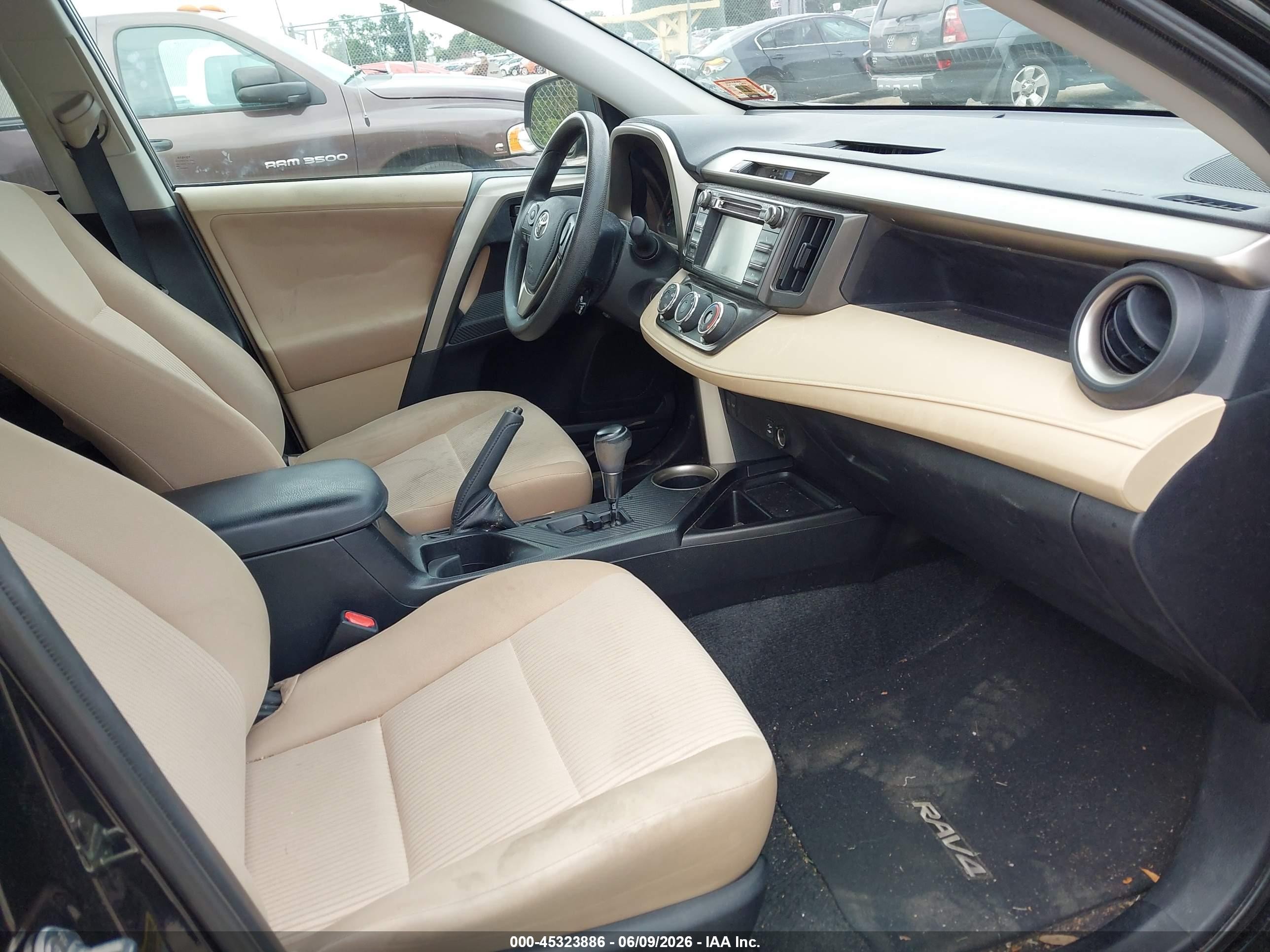 2013 Toyota Rav4 Le Black vin: 2T3BFREV7DW059595