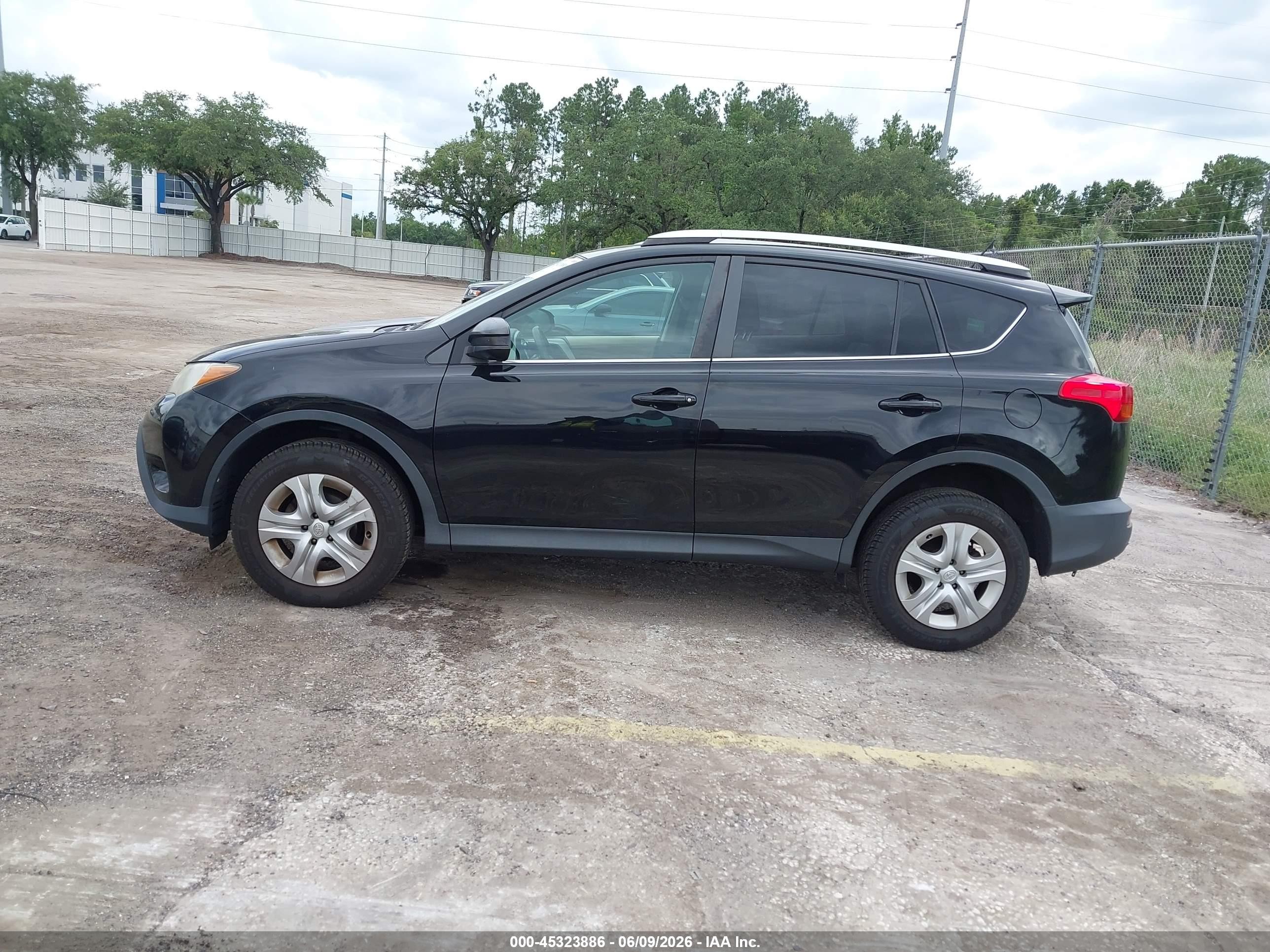 2013 Toyota Rav4 Le Black vin: 2T3BFREV7DW059595