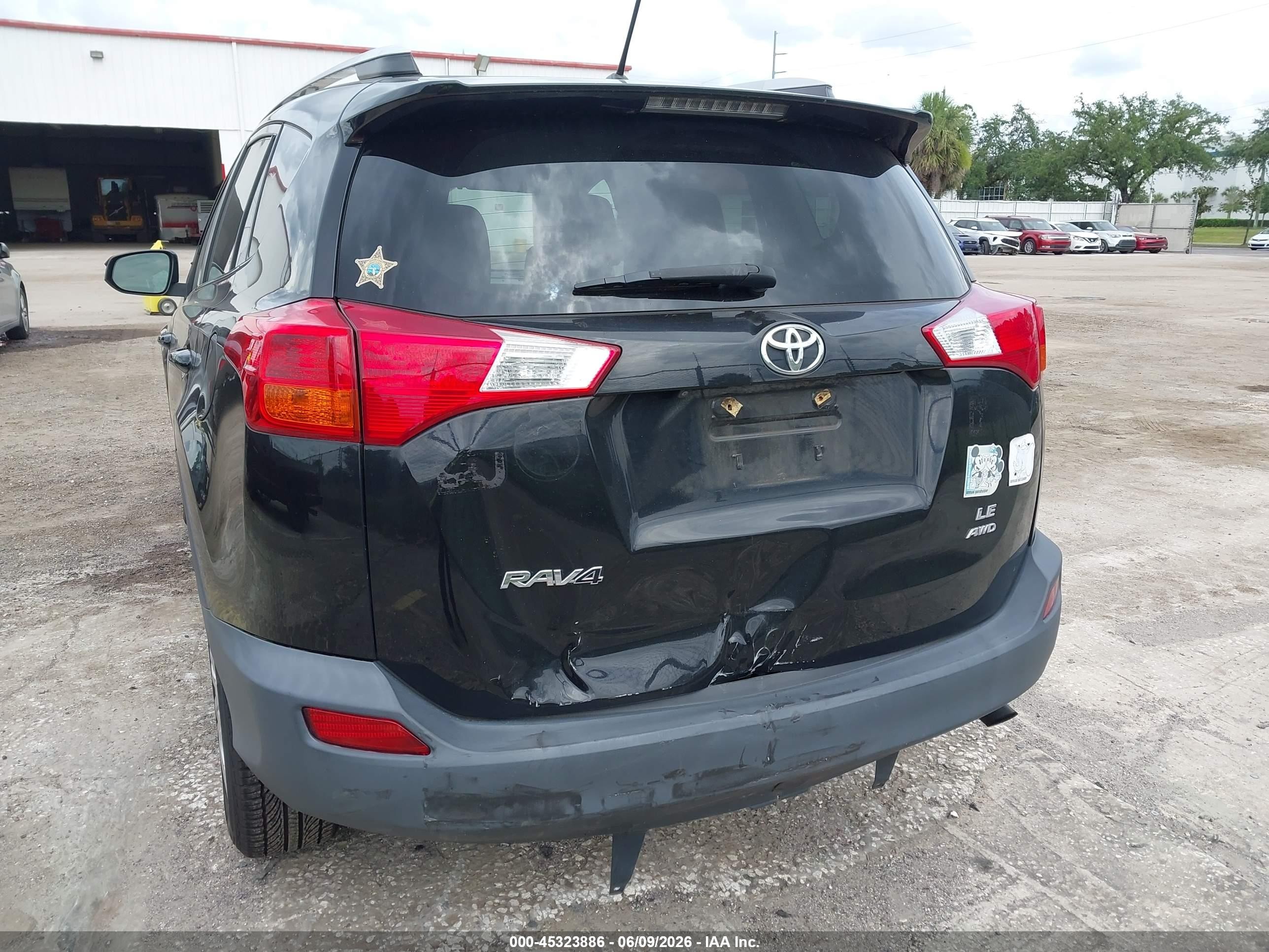2013 Toyota Rav4 Le Black vin: 2T3BFREV7DW059595