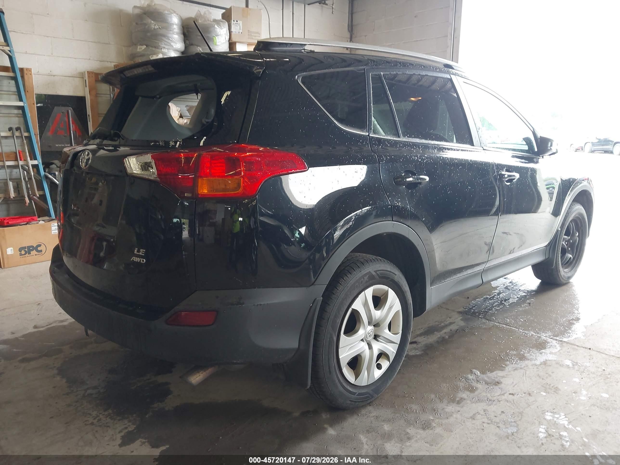 2013 Toyota Rav4 Le Black vin: 2T3BFREV7DW060763