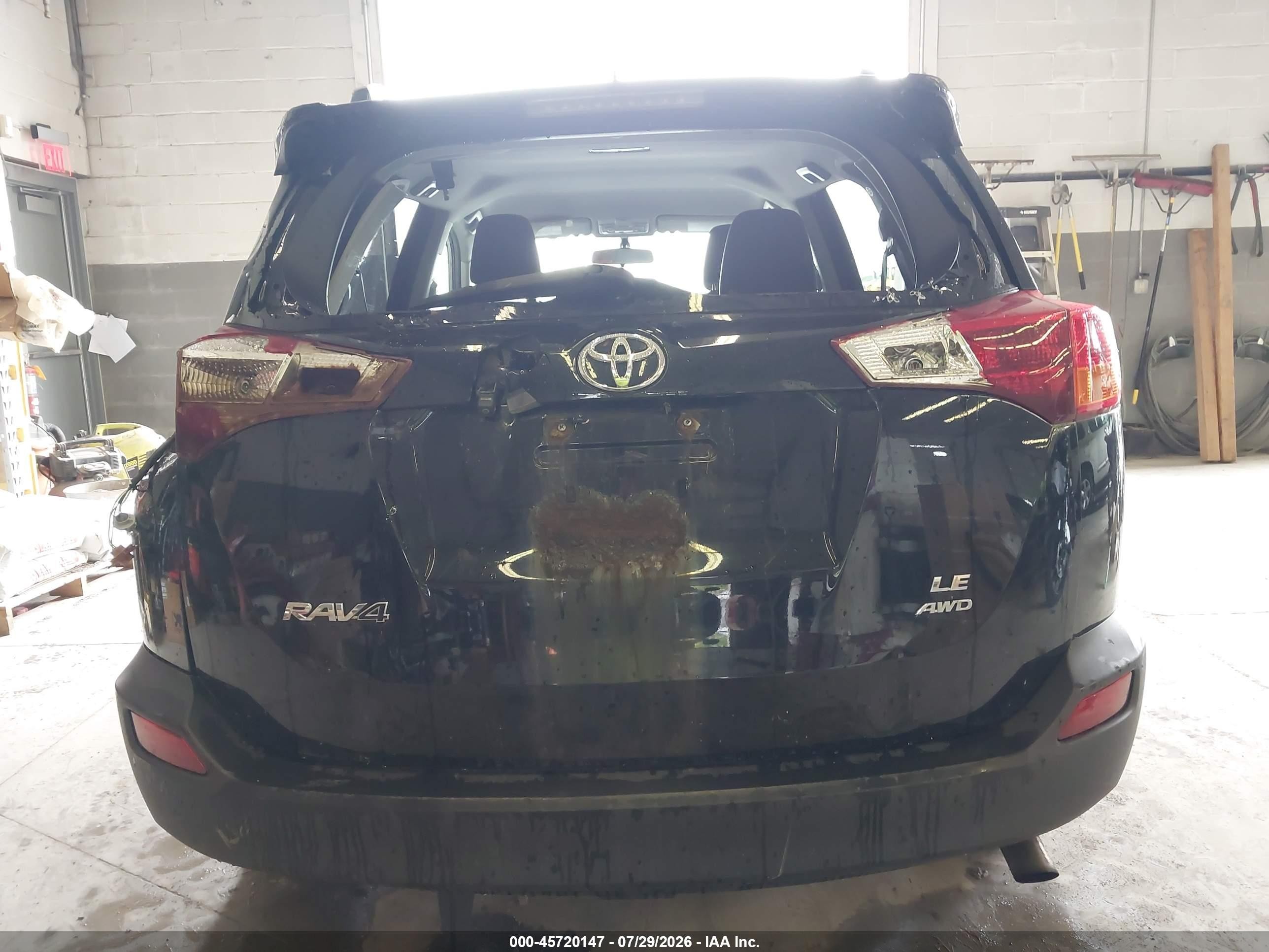 2013 Toyota Rav4 Le Black vin: 2T3BFREV7DW060763
