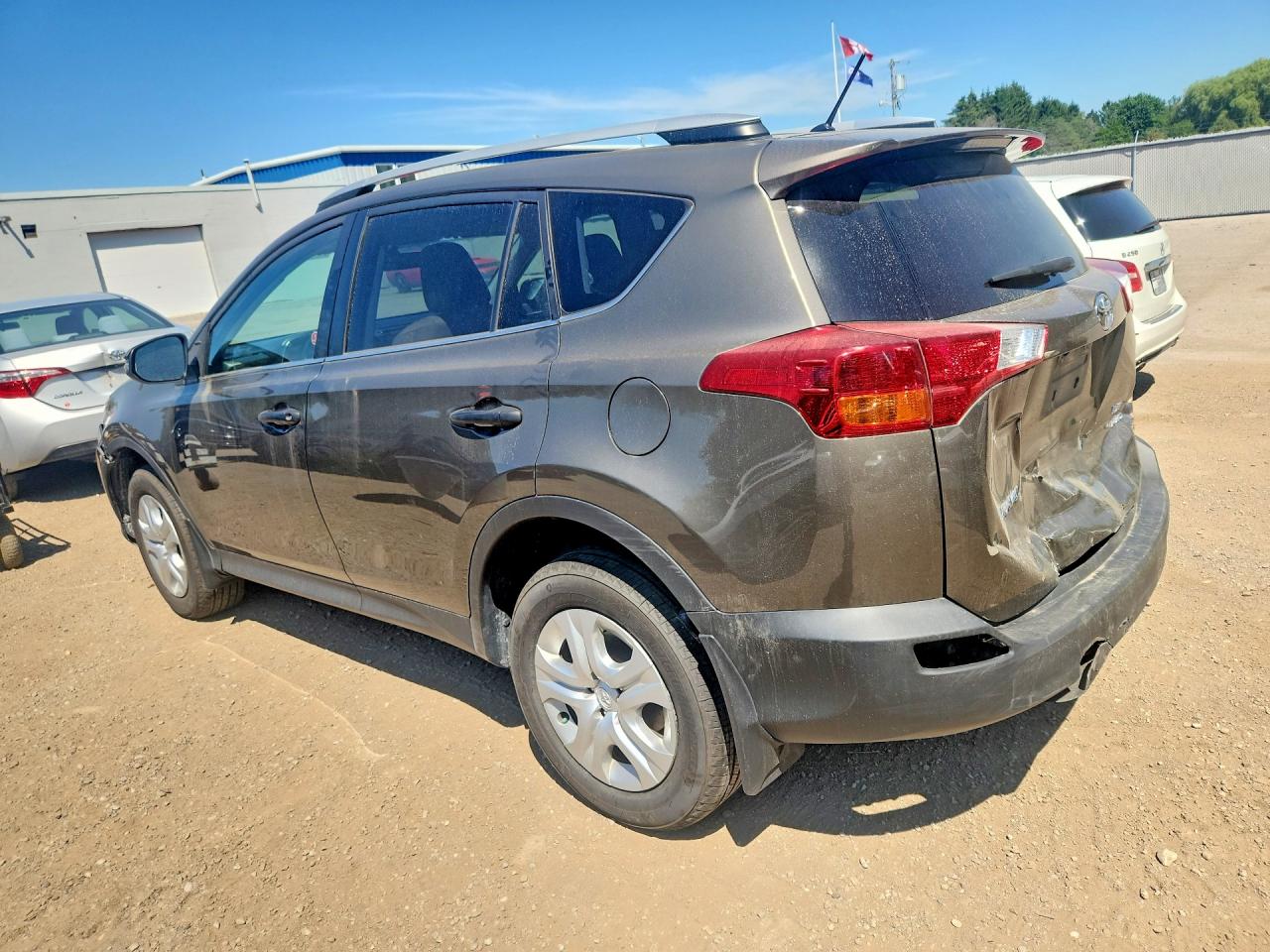 2013 Toyota Rav4 Le Brown vin: 2T3BFREV7DW123215