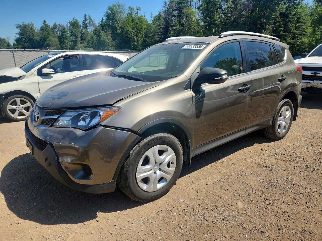 2013 Toyota Rav4 Le Brown vin: 2T3BFREV7DW123215