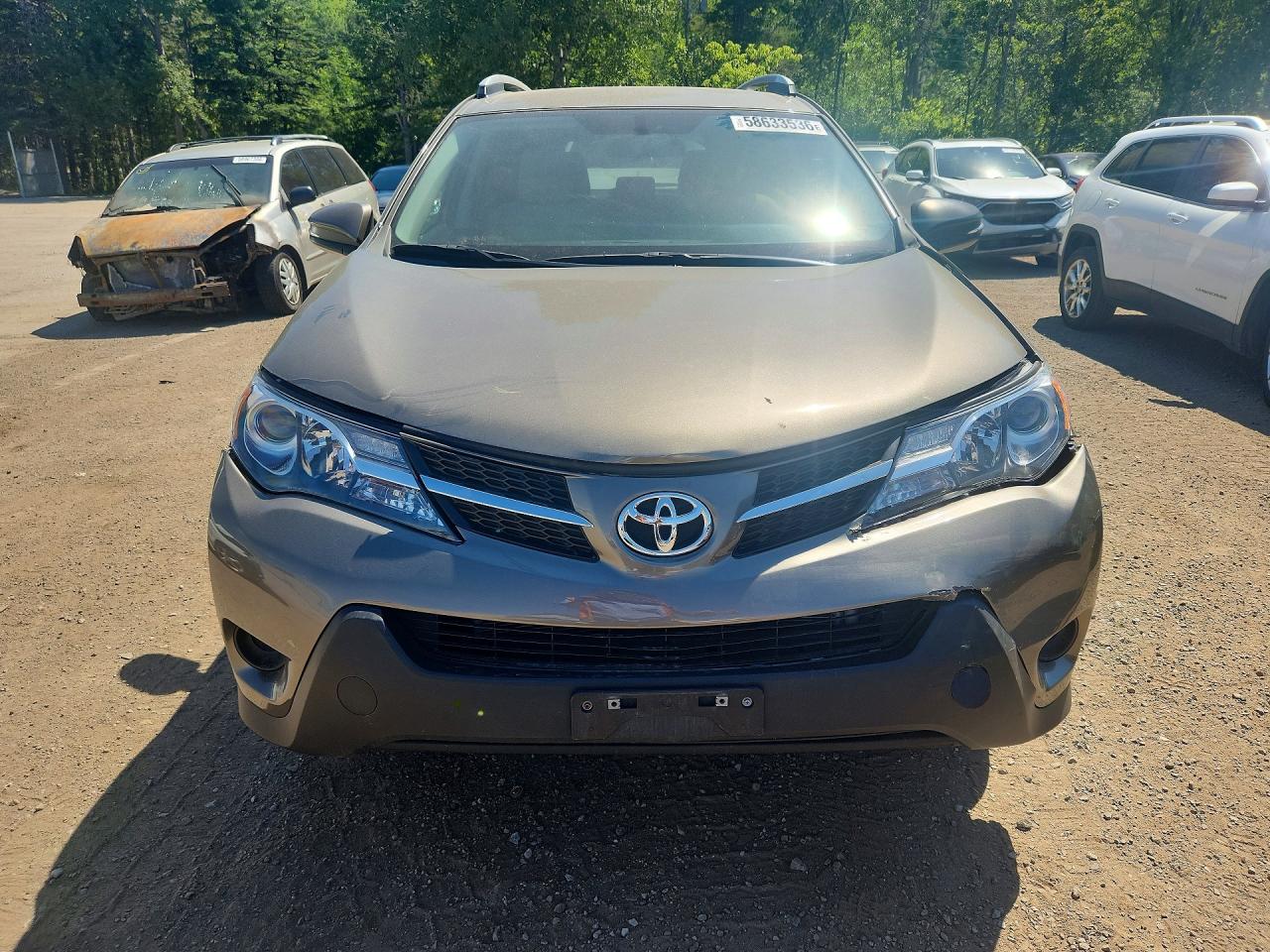 2013 Toyota Rav4 Le Brown vin: 2T3BFREV7DW123215
