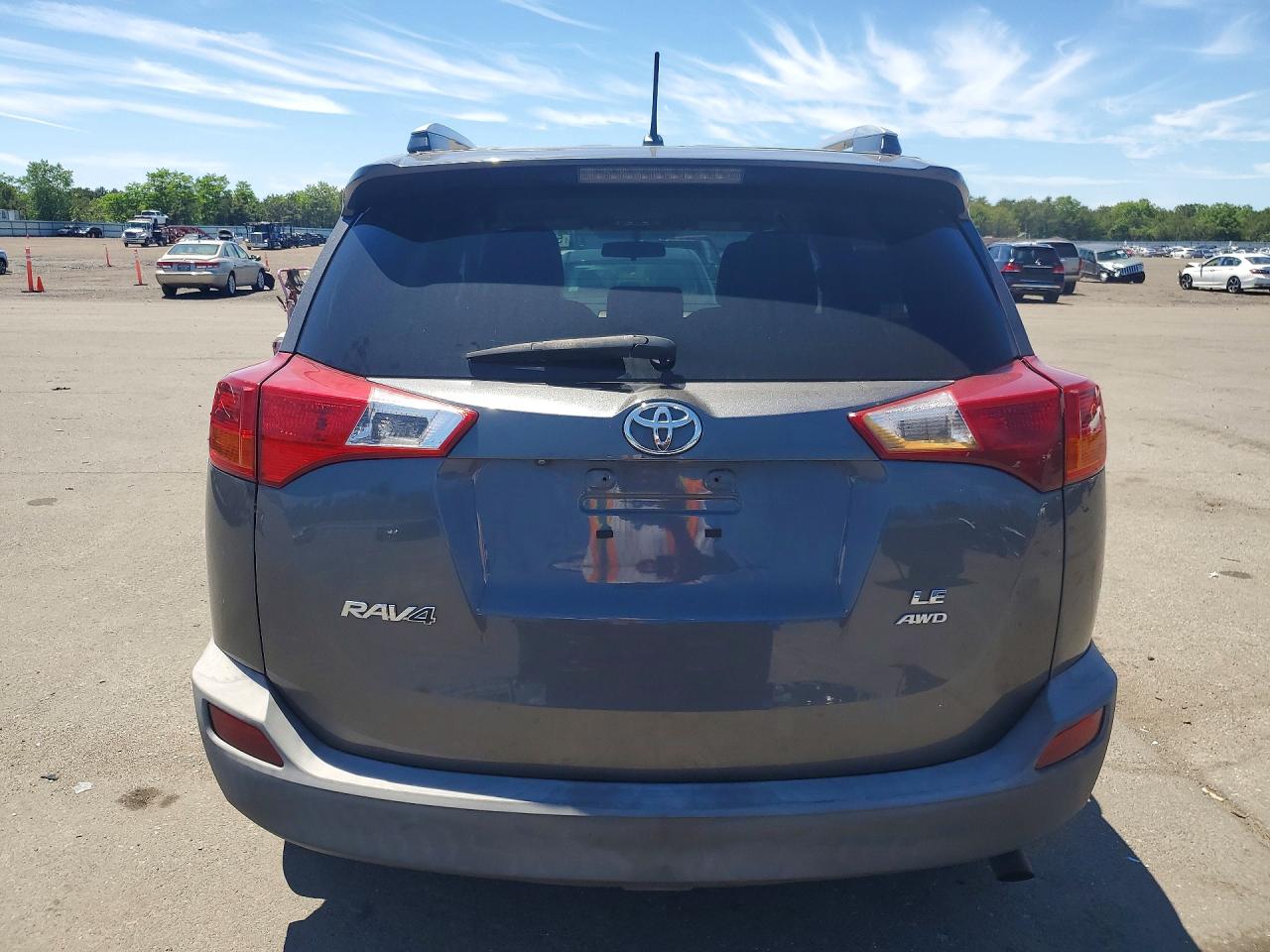 2014 Toyota Rav4 Gray vin: 2T3BFREV7EW128366