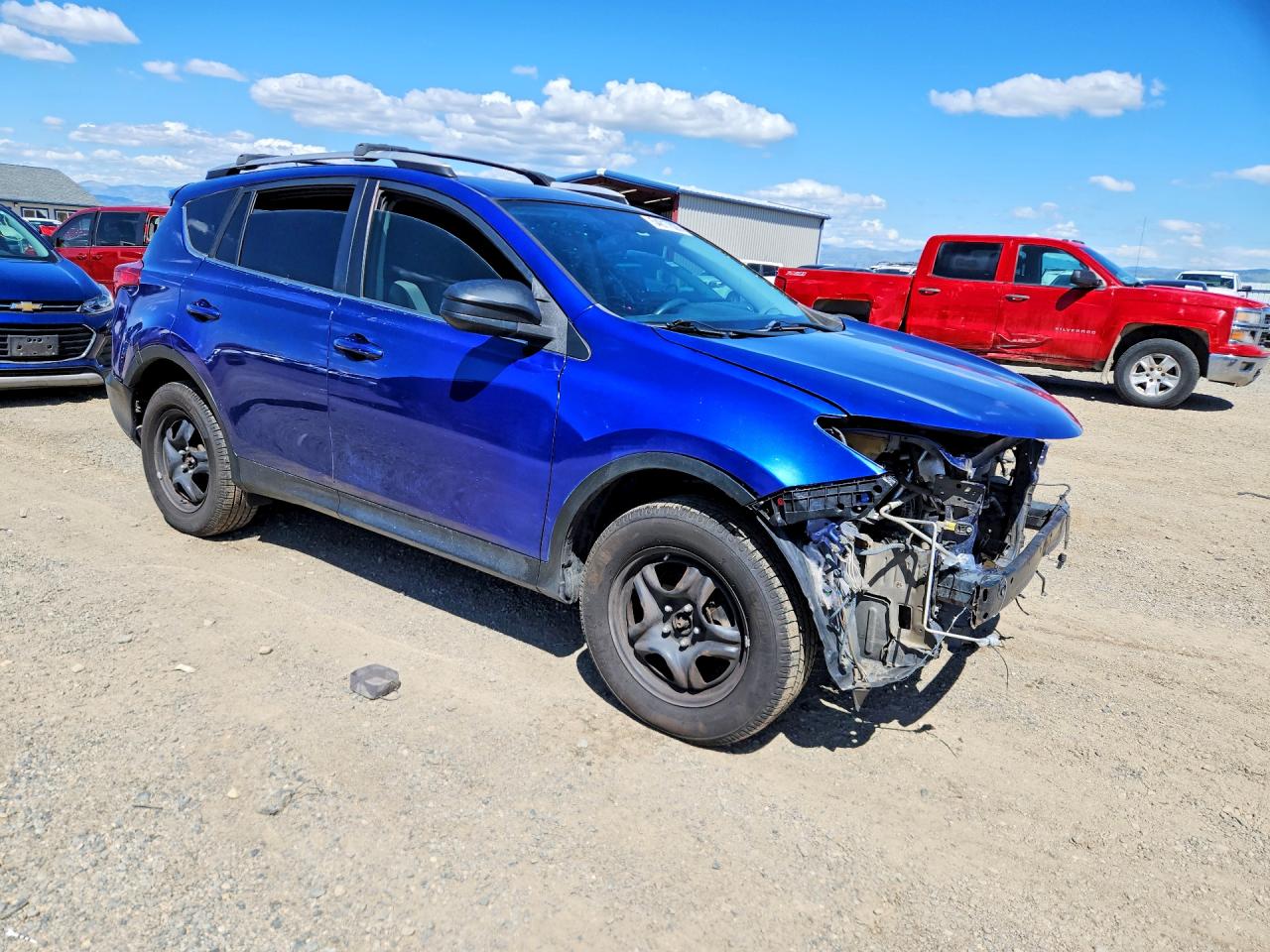 2014 Toyota Rav4 Le Blue vin: 2T3BFREV7EW181911