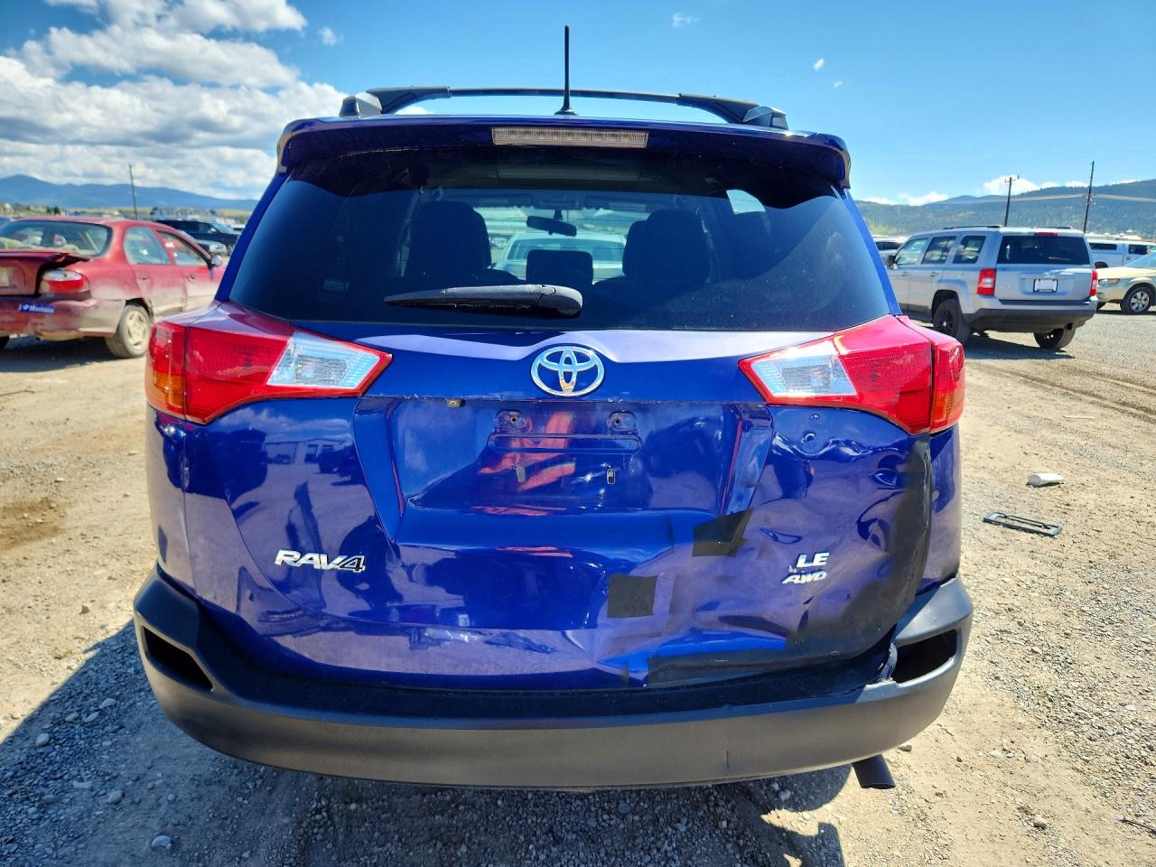 2014 Toyota Rav4 Le Blue vin: 2T3BFREV7EW181911