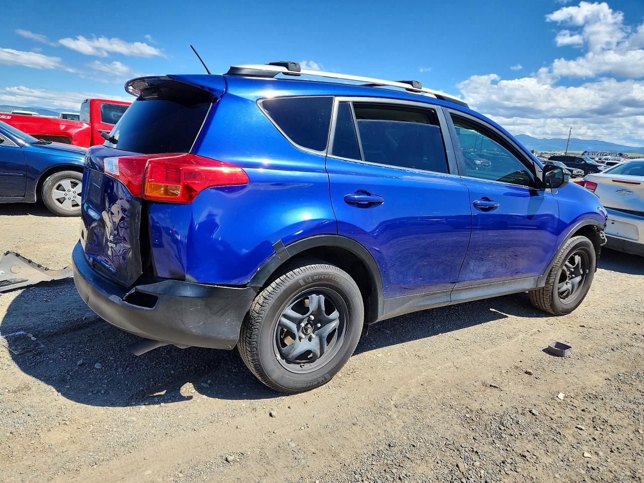 2014 Toyota Rav4 Le Blue vin: 2T3BFREV7EW181911